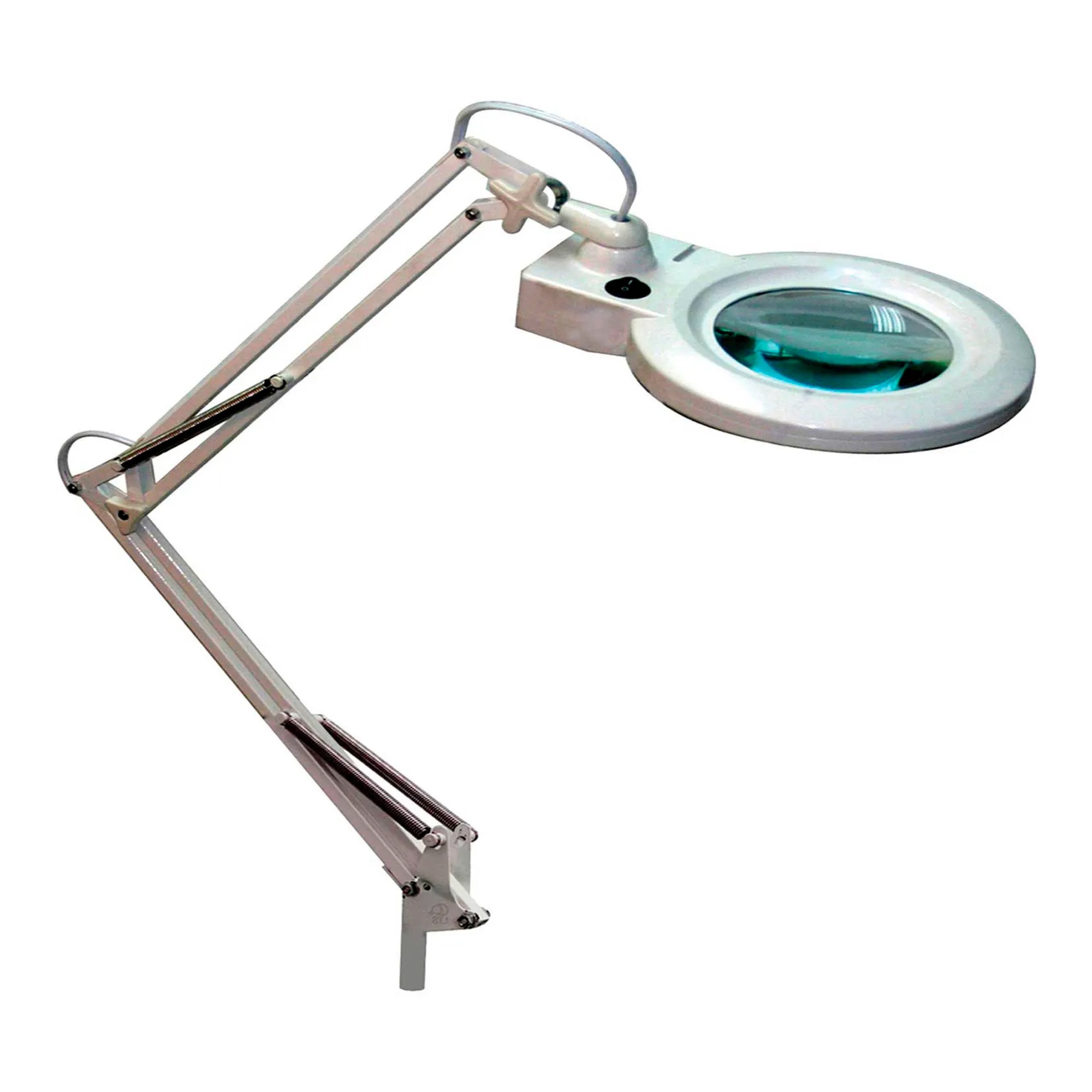 White LED Magnifying Task Lamp with 3 and 5 Diopter Lens