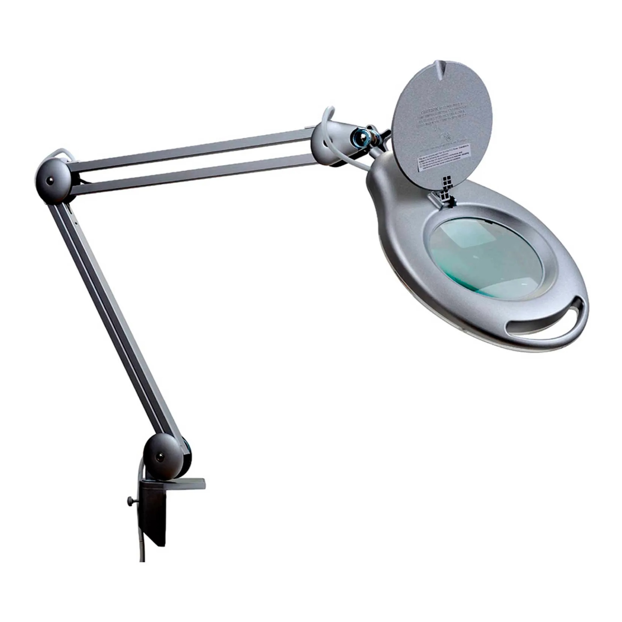 White LED Magnifying Task Lamp with 3-Diopter Lens