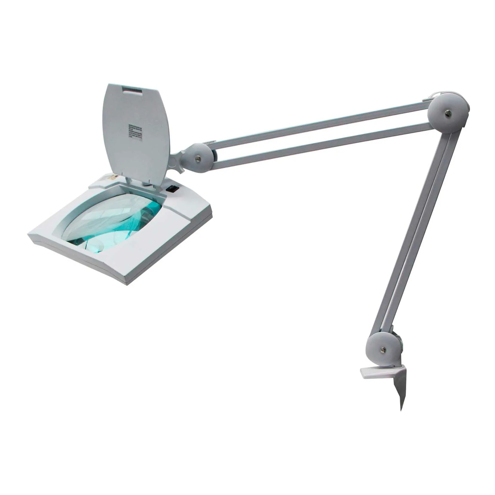 LED Magnifier Lamp with 5-Diopter Lens, White