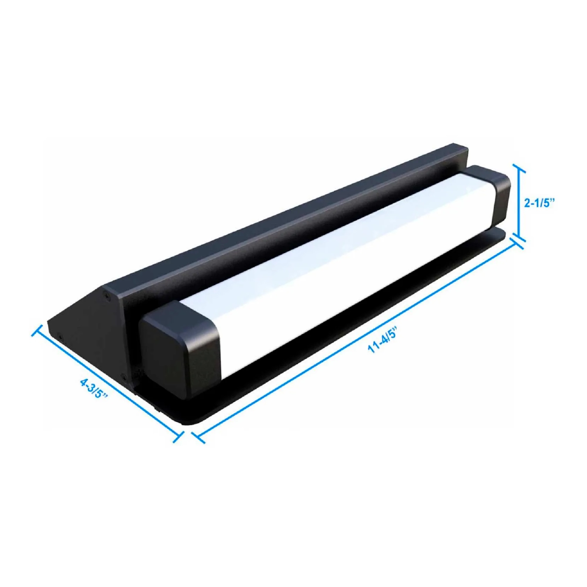 Black solar motion-sensing LED flood light