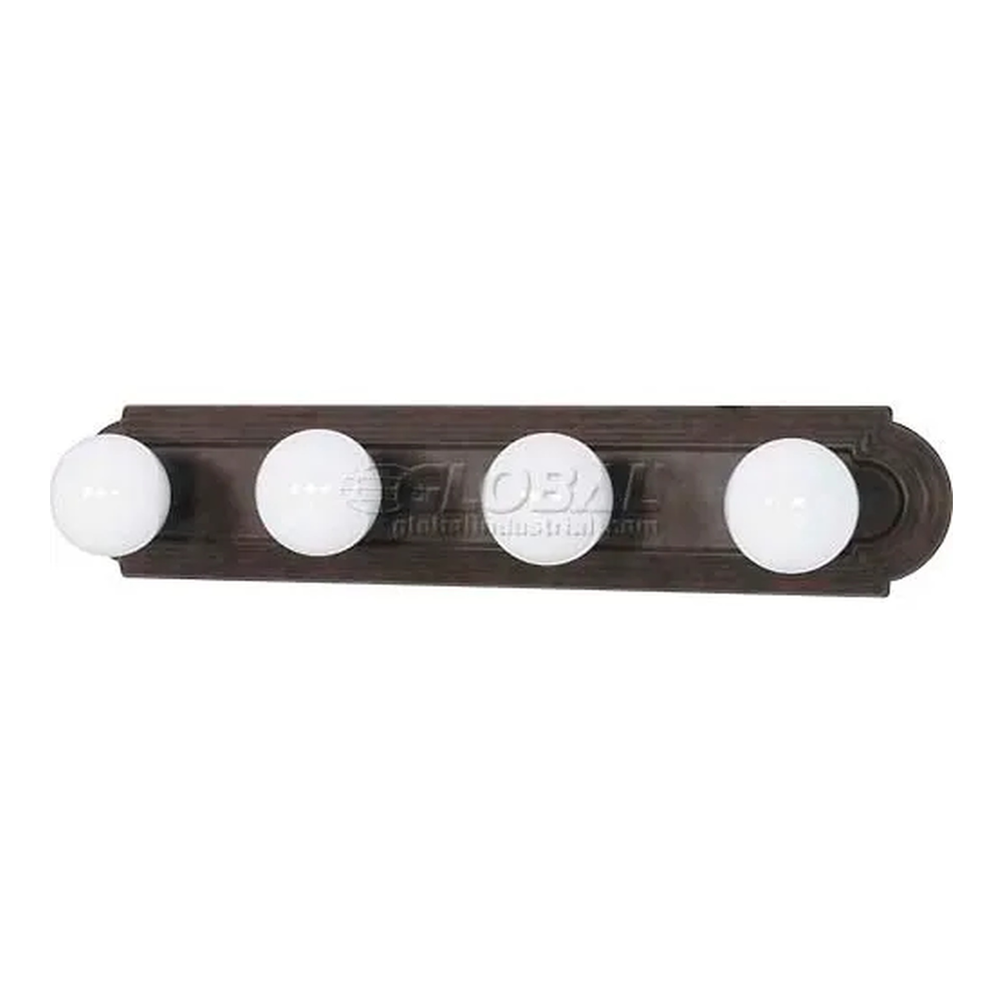 Four-Light Old Bronze Vanity & Wall Light, 24 in. W