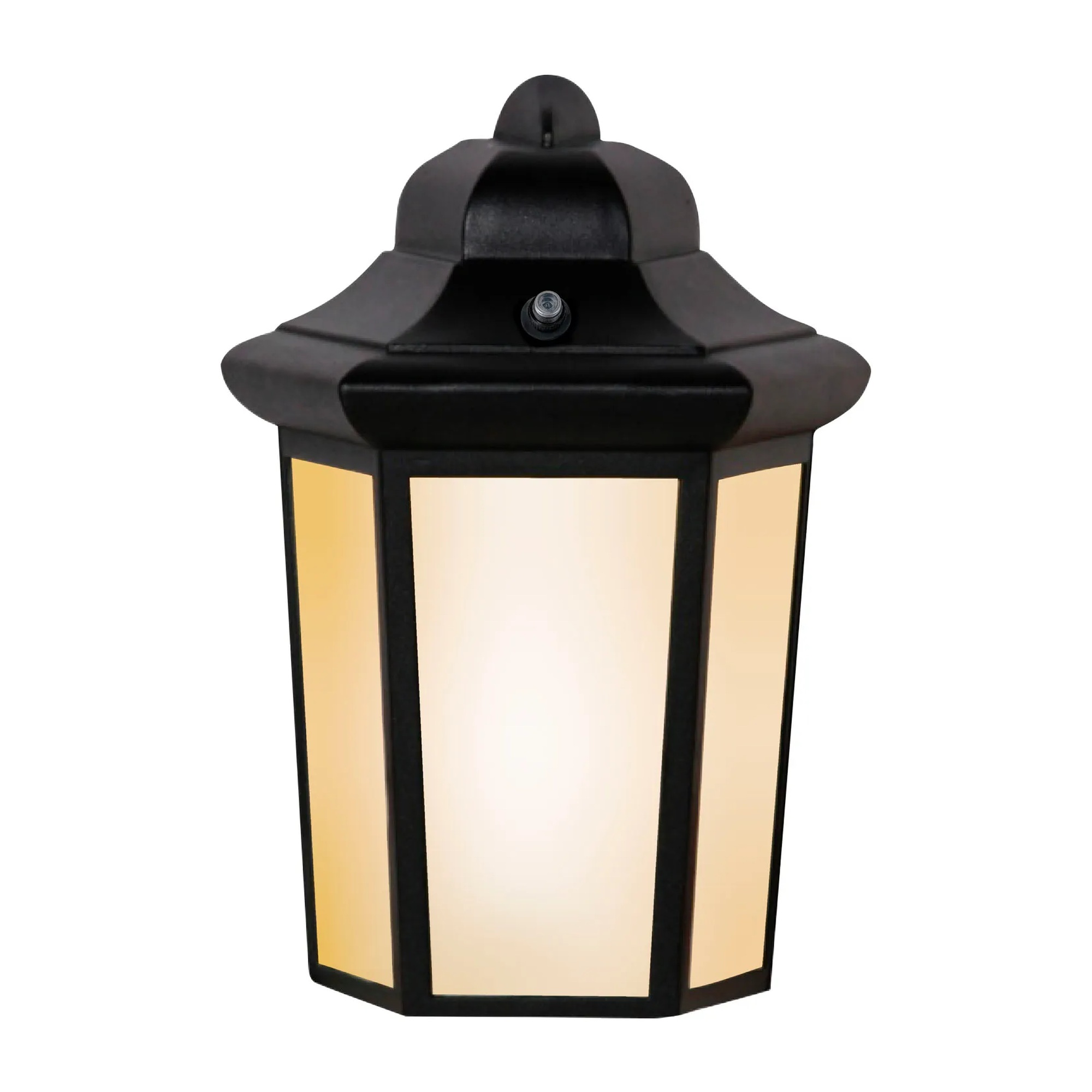 Tunable LED Half-Hexagon Outdoor Wall Lantern, 12W, 800 Lumens