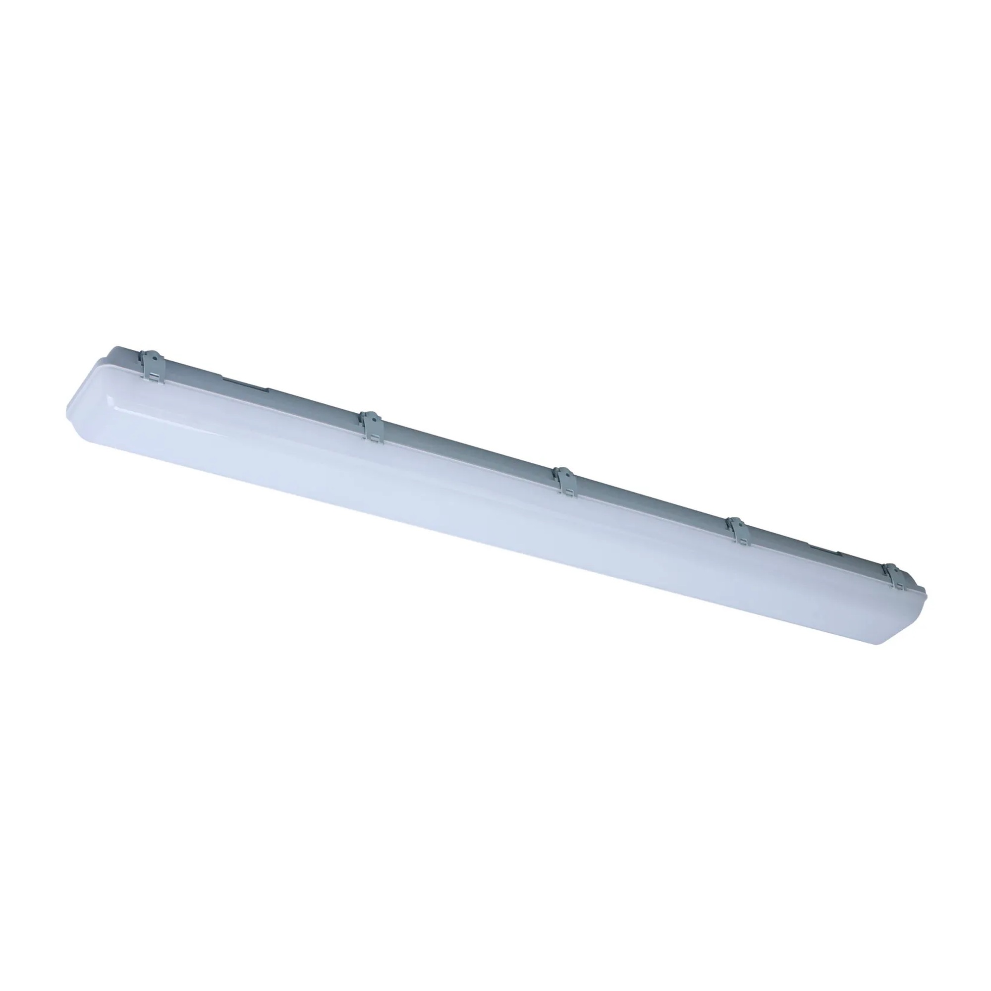4-Foot LED Vapor-Tight Linear Light Fixture, Selectable Output, White