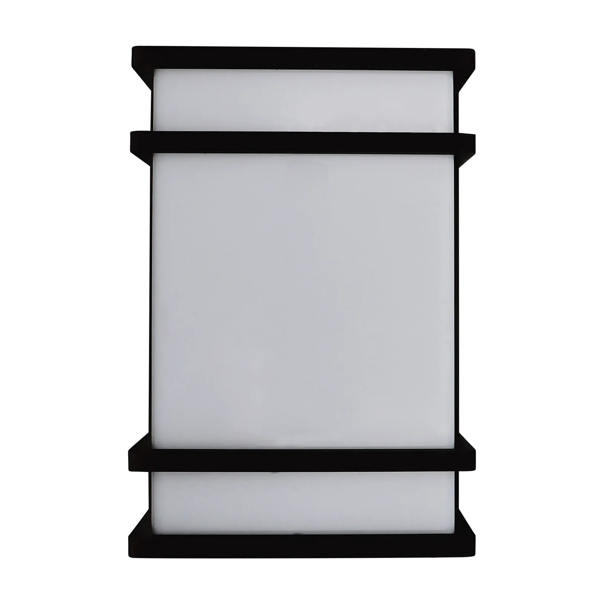 15W LED Square Wall Sconce, Black, 3CCT Selectable