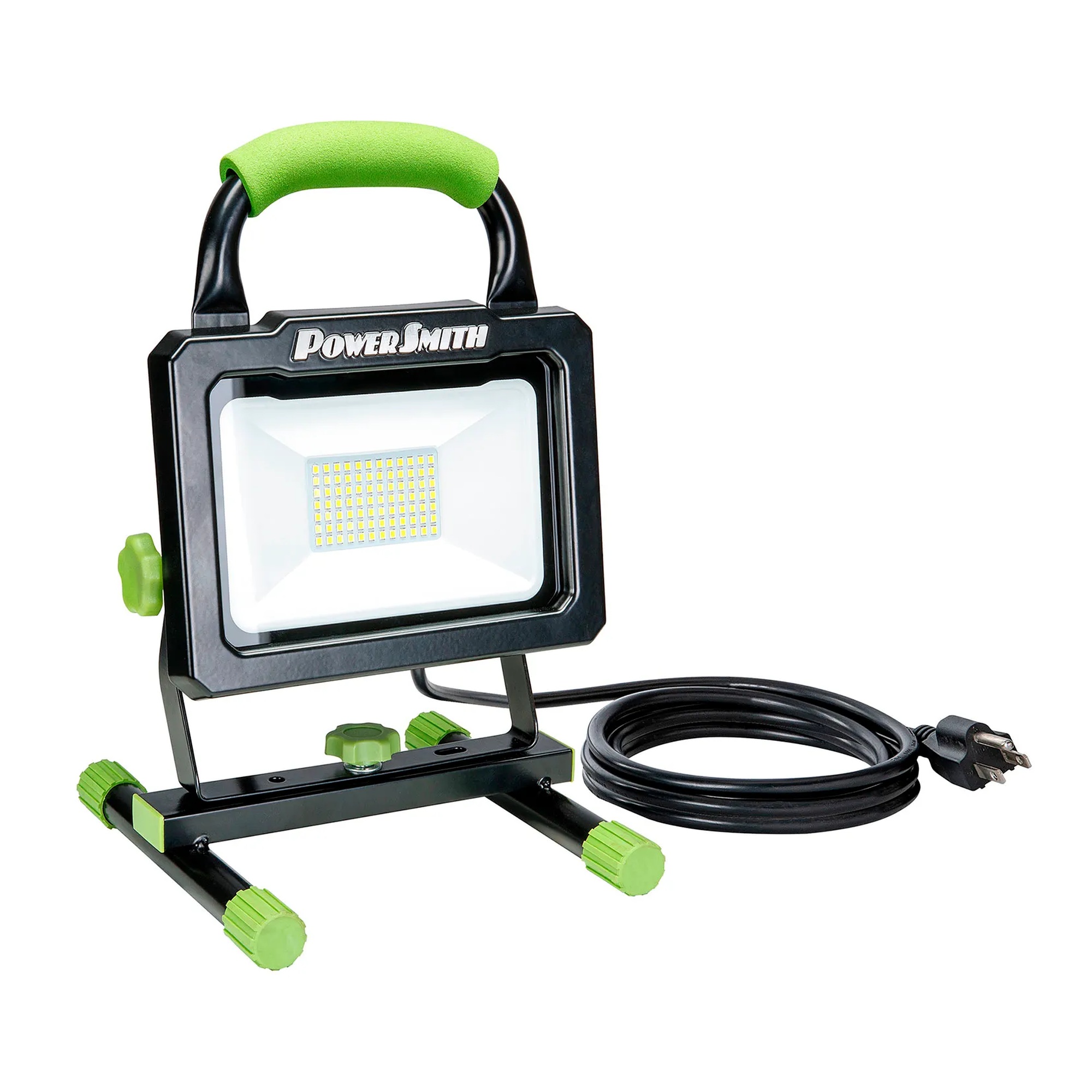 Portable LED Work Light, 7000 Lumens, Black