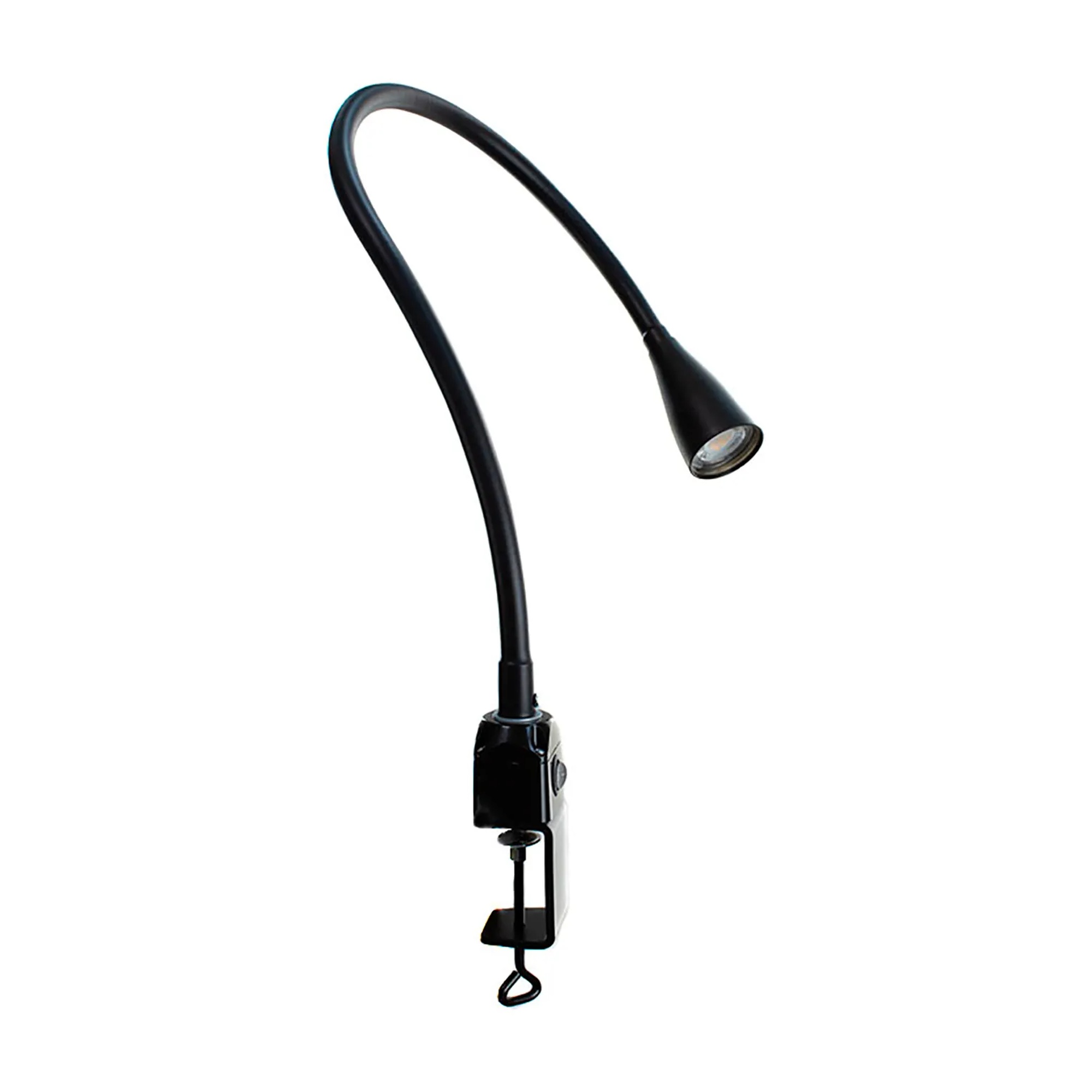 7W Flexible-Arm LED Task Lamp with 2 in. C-Clamp Base