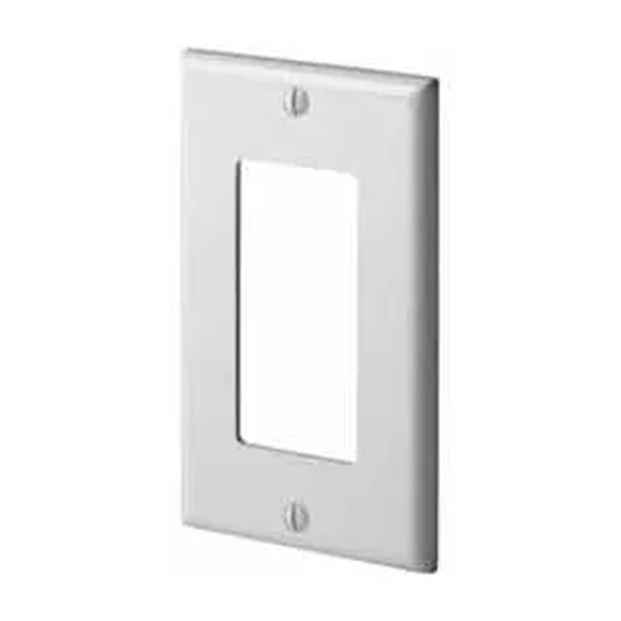 White 1-Gang Decora/GFCI Wall Plate