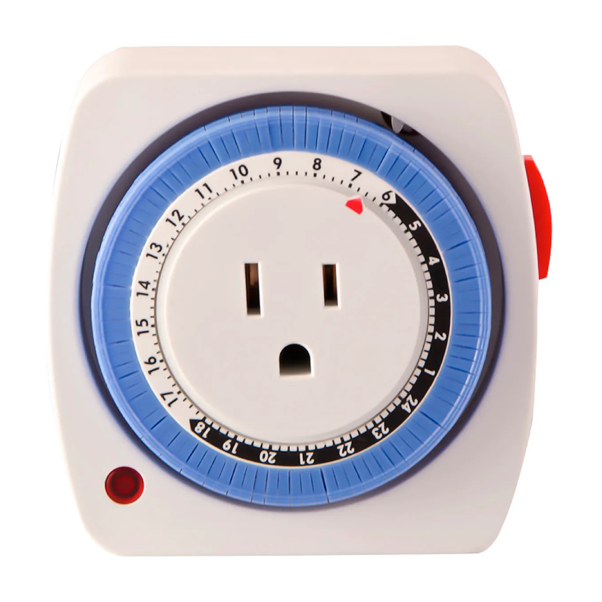 24-Hour Plug-In Timer, White