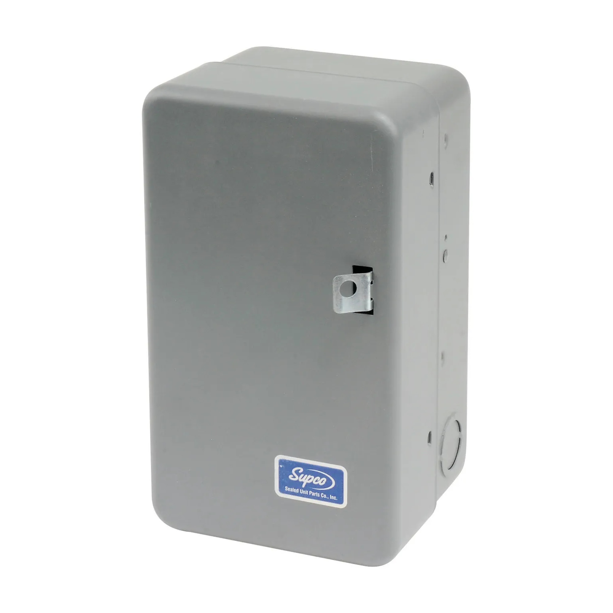 Time-initiated defrost control with steel case