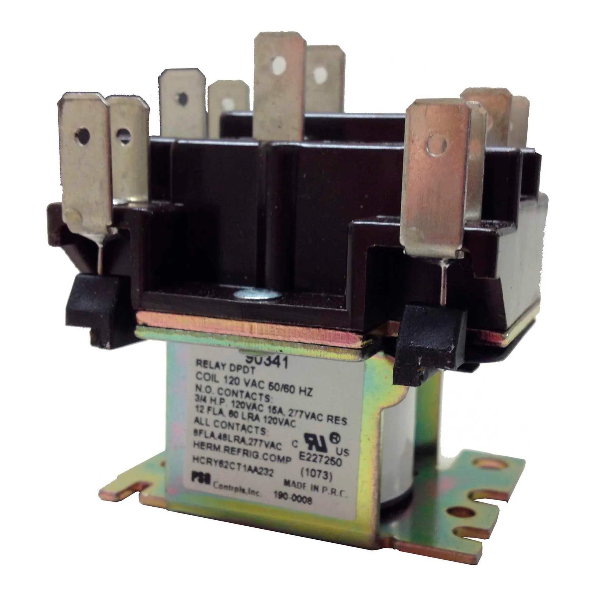 DPDT General Purpose Relay with 120 VAC Coil