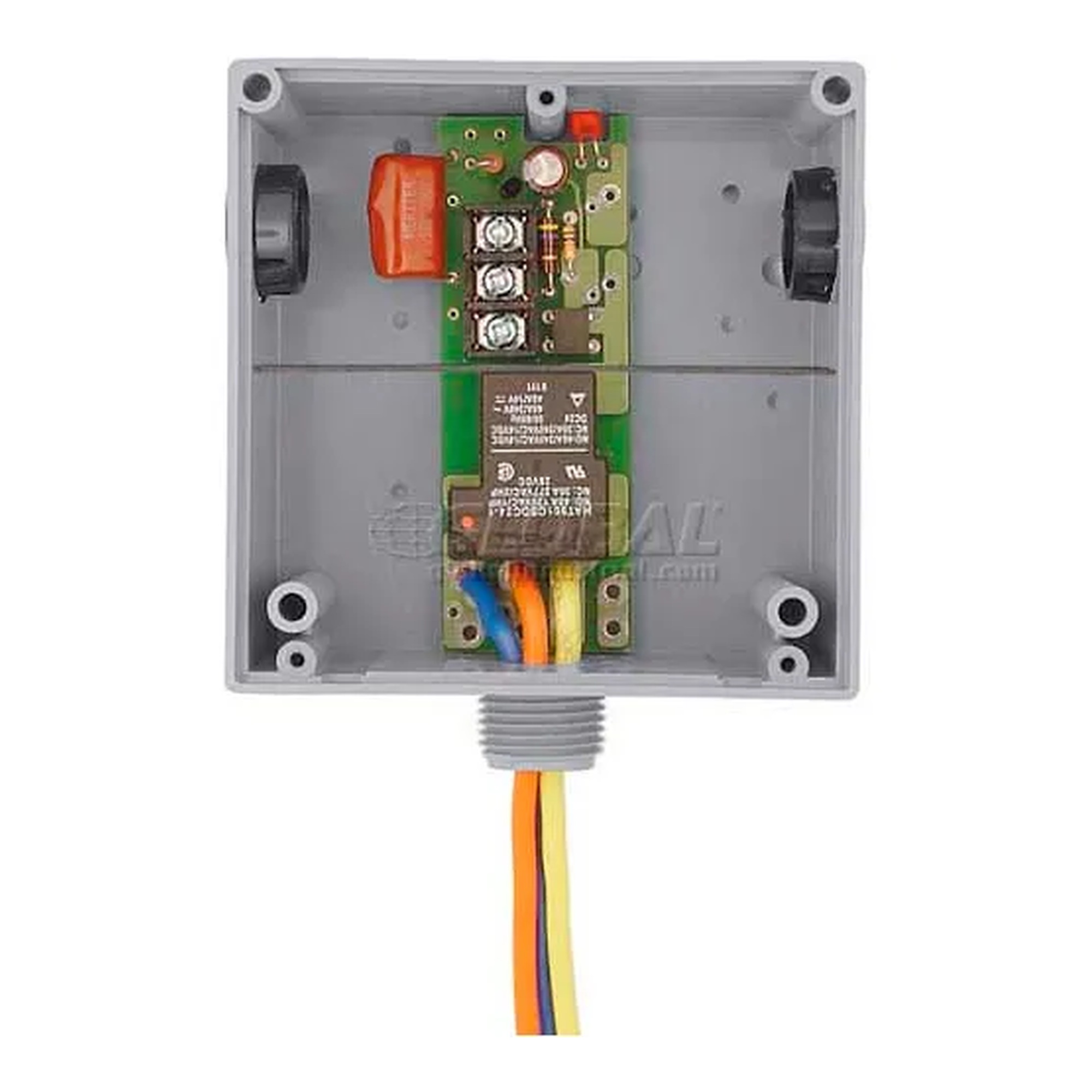 20A SPDT Enclosed Relay for 24 VAC/DC and 120 VAC