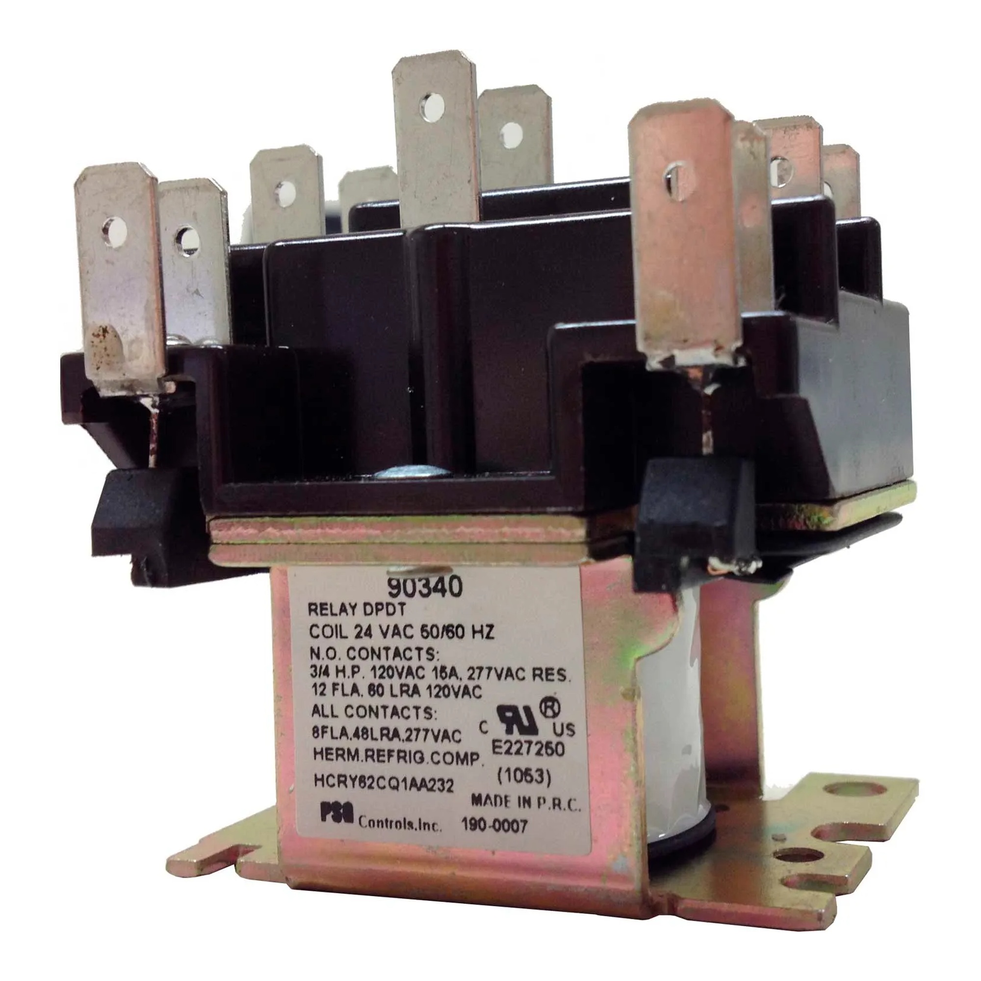 24 VAC DPDT General Purpose Relay