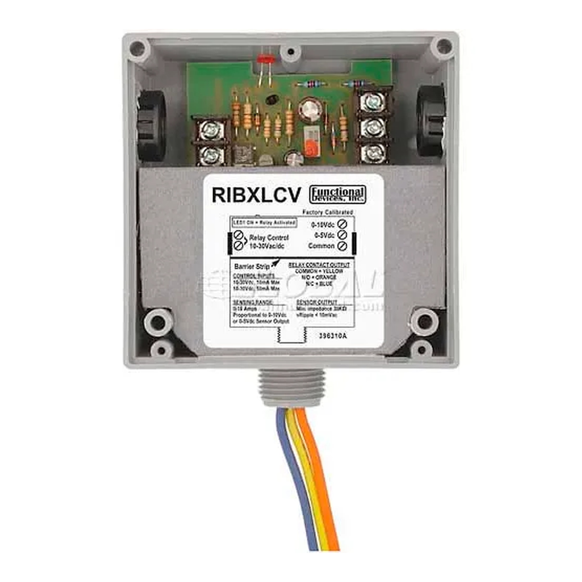 Enclosed Internal AC Sensor Relay, 10A SPDT