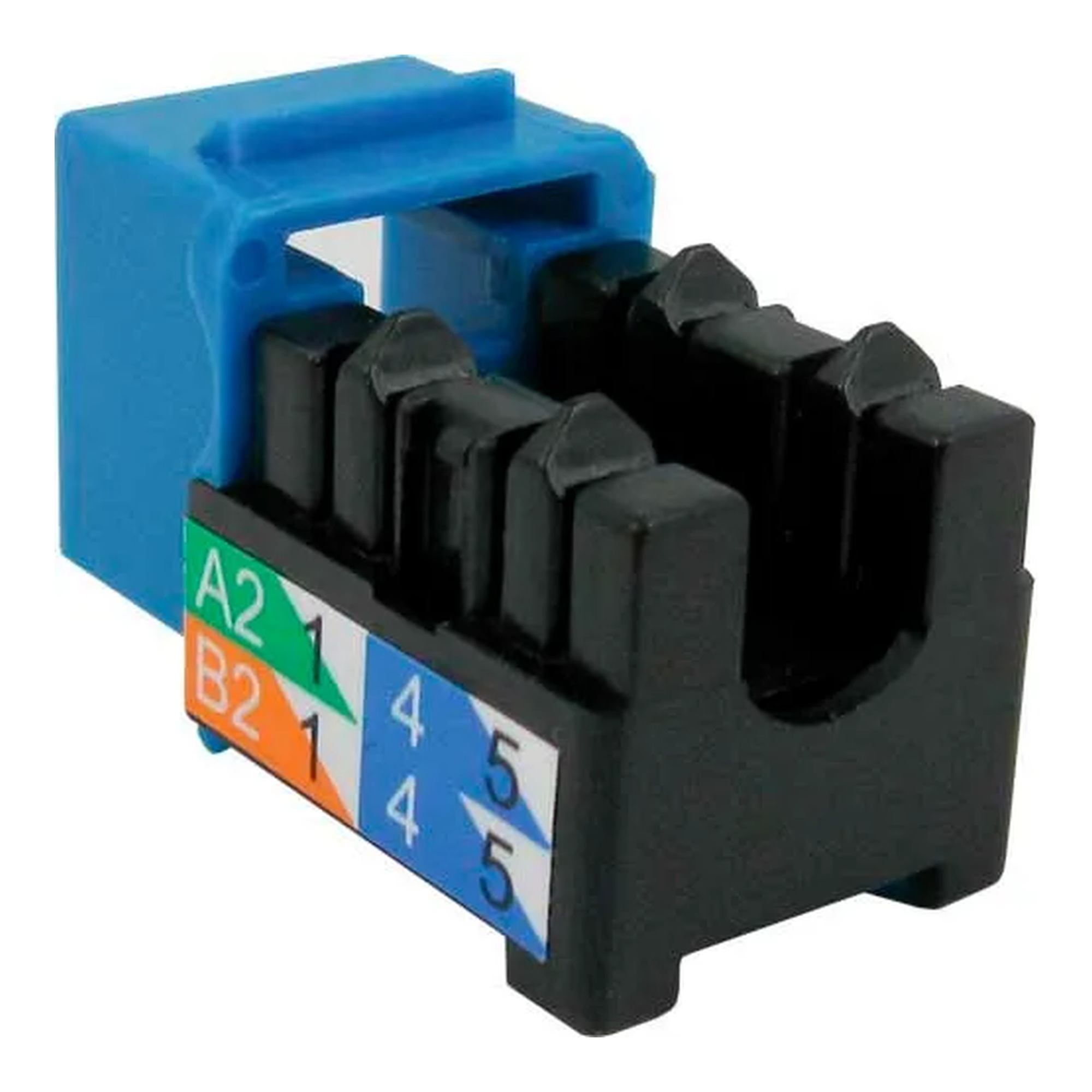 Category 6 U-Style Keystone Jack, Blue