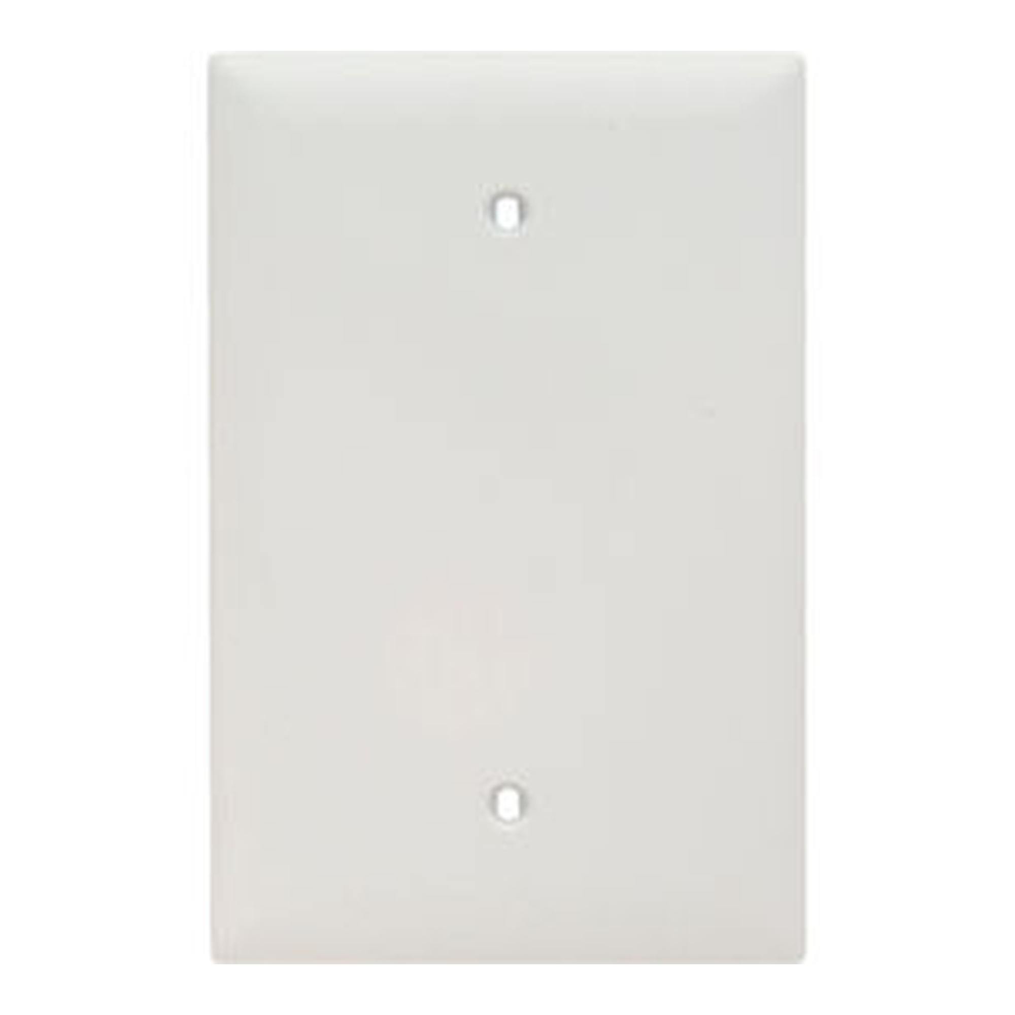 Single-Gang Jumbo Blank Wall Plate, White