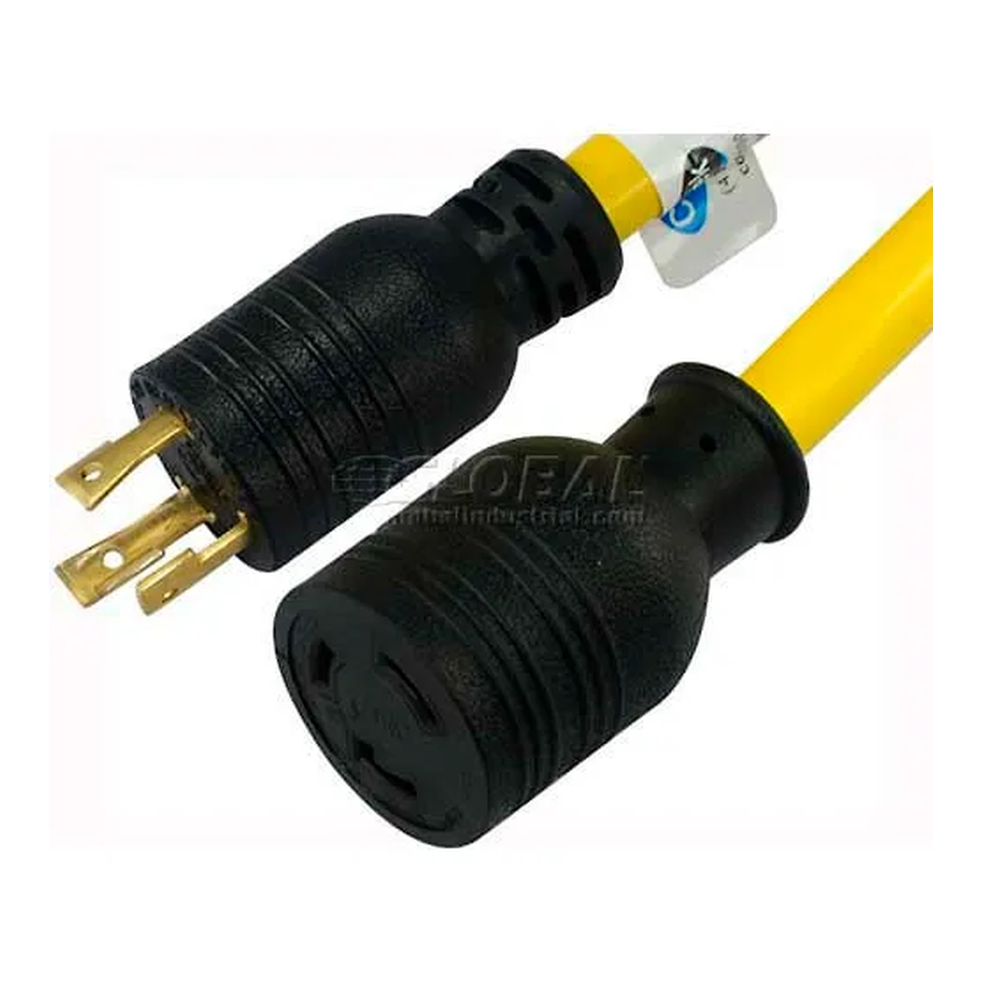 50 Ft. 30A Locking Generator Extension Cord, L5-30P to L5-30R