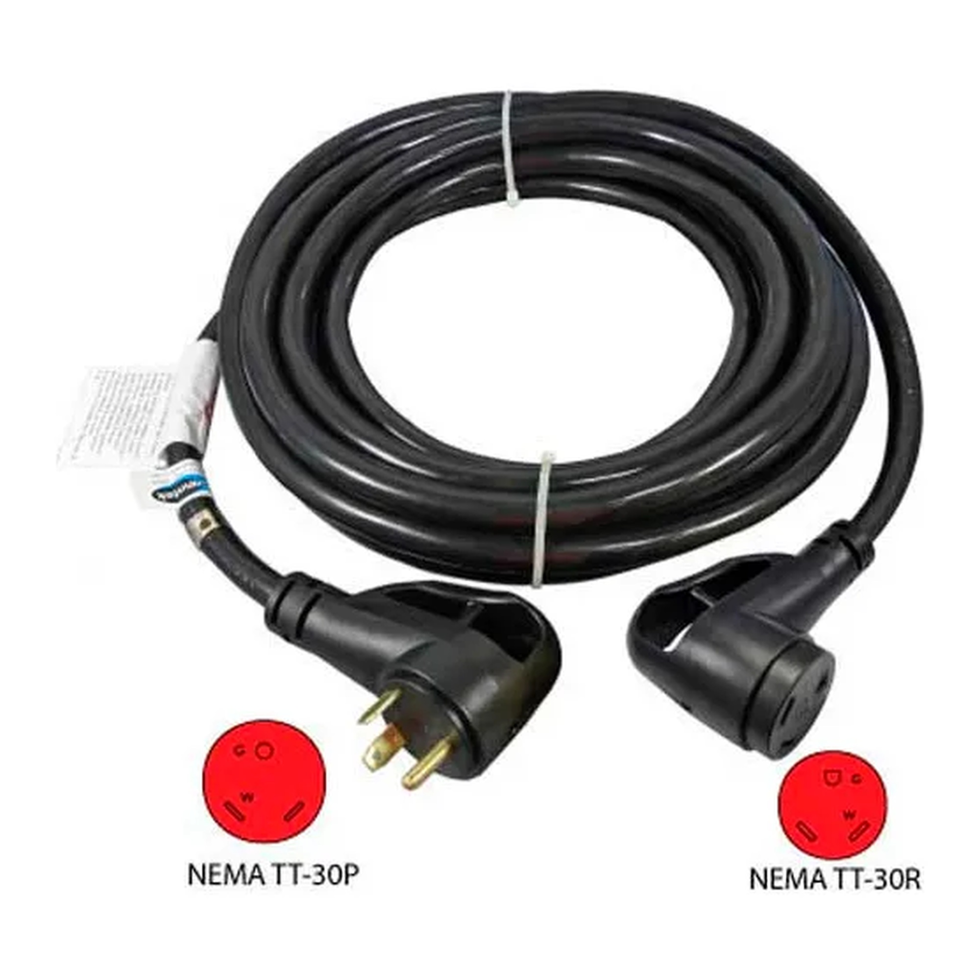 50 ft. 30 Amp RV Extension Cord with TT-30P/R Connectors