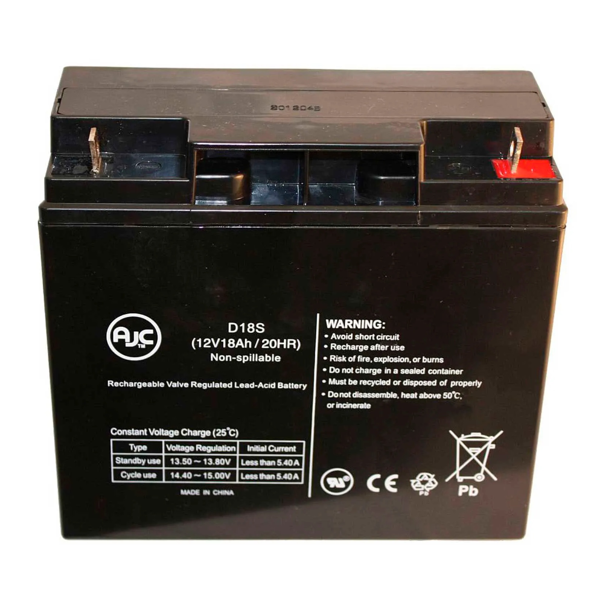 12V 18Ah Replacement Battery for Generac 7500 EXL Portable Generators