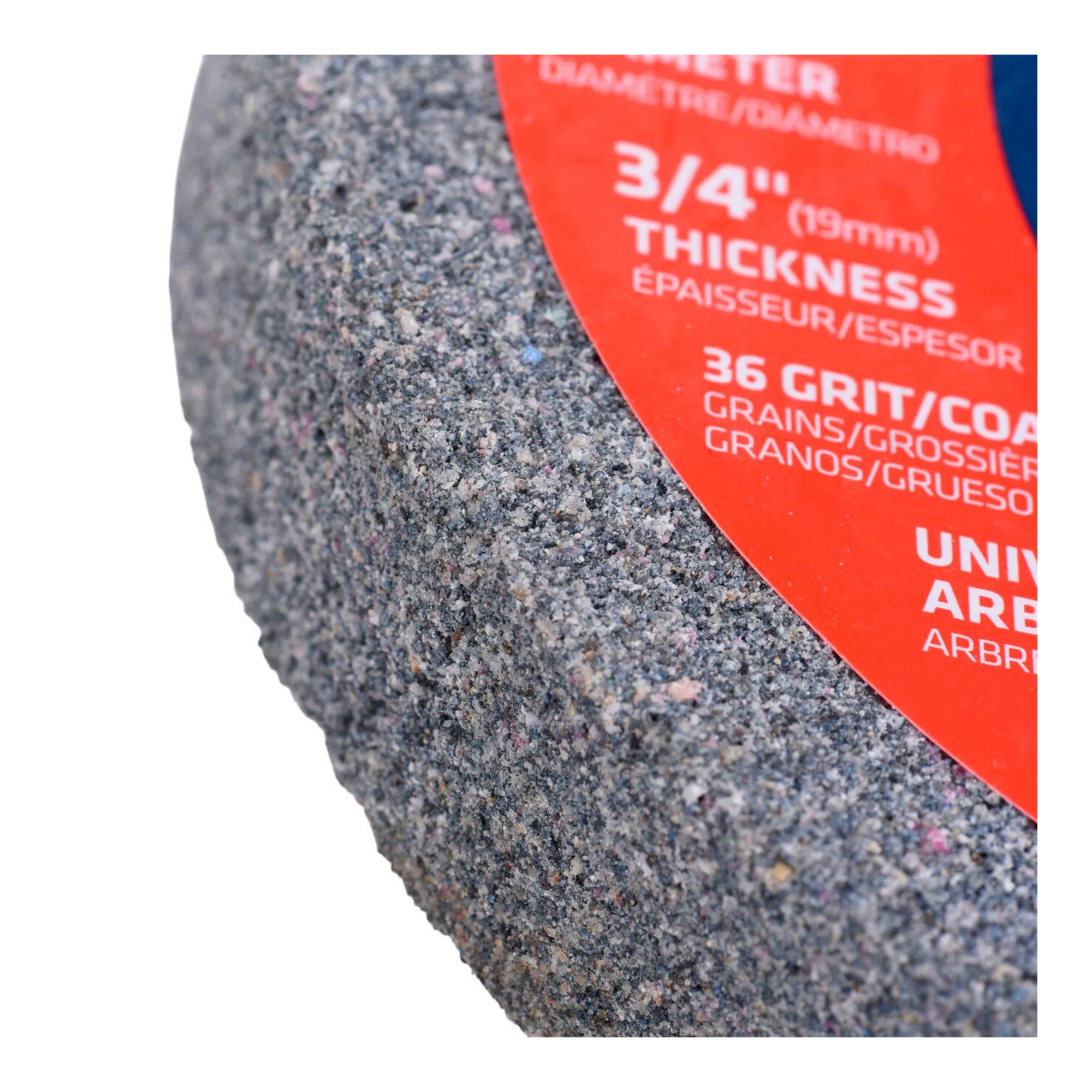 6-inch 36-grit aluminum oxide bench grinding wheel
