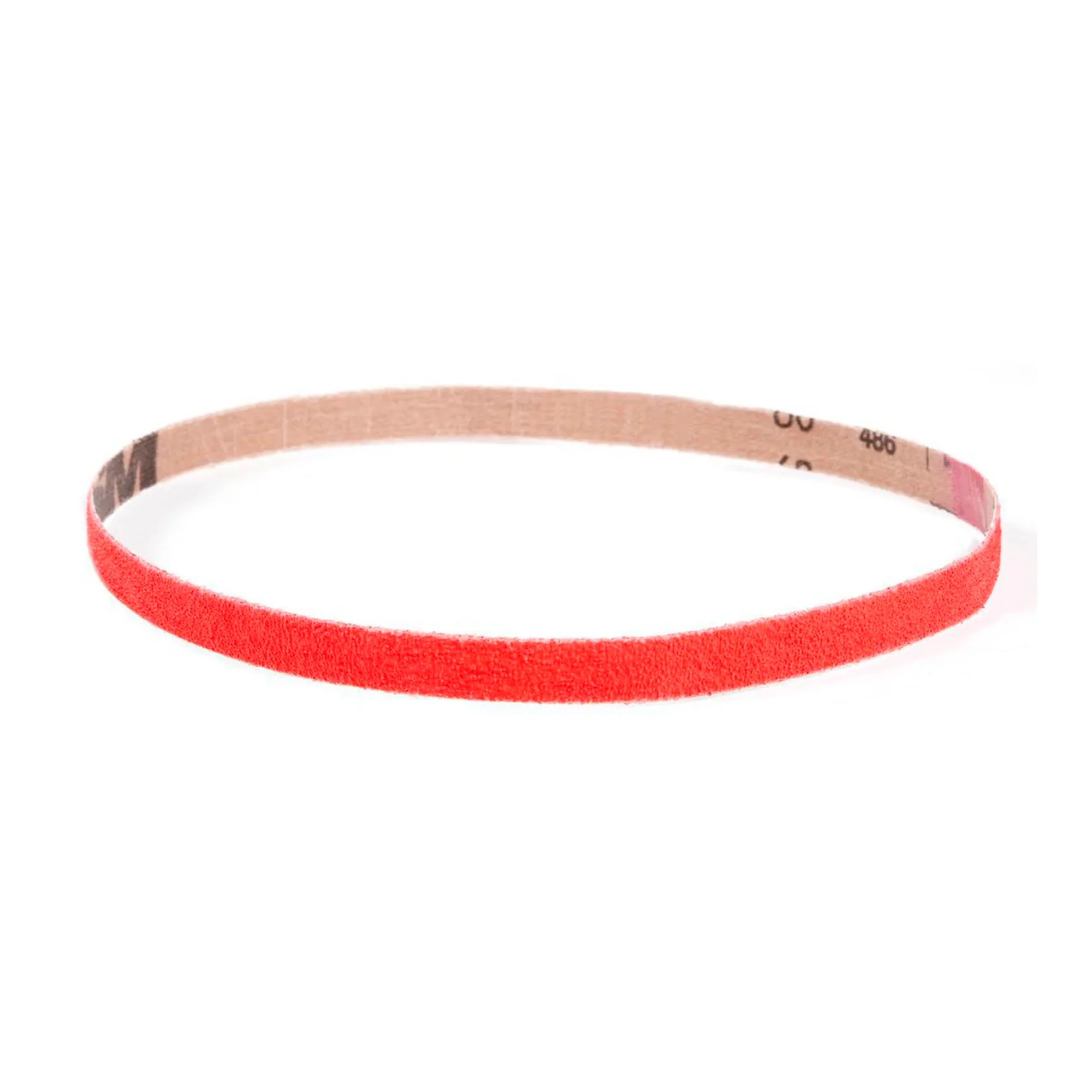 Ceramic Abrasive Belt, 3/8 in. x 13 in., 50 Grit, Red