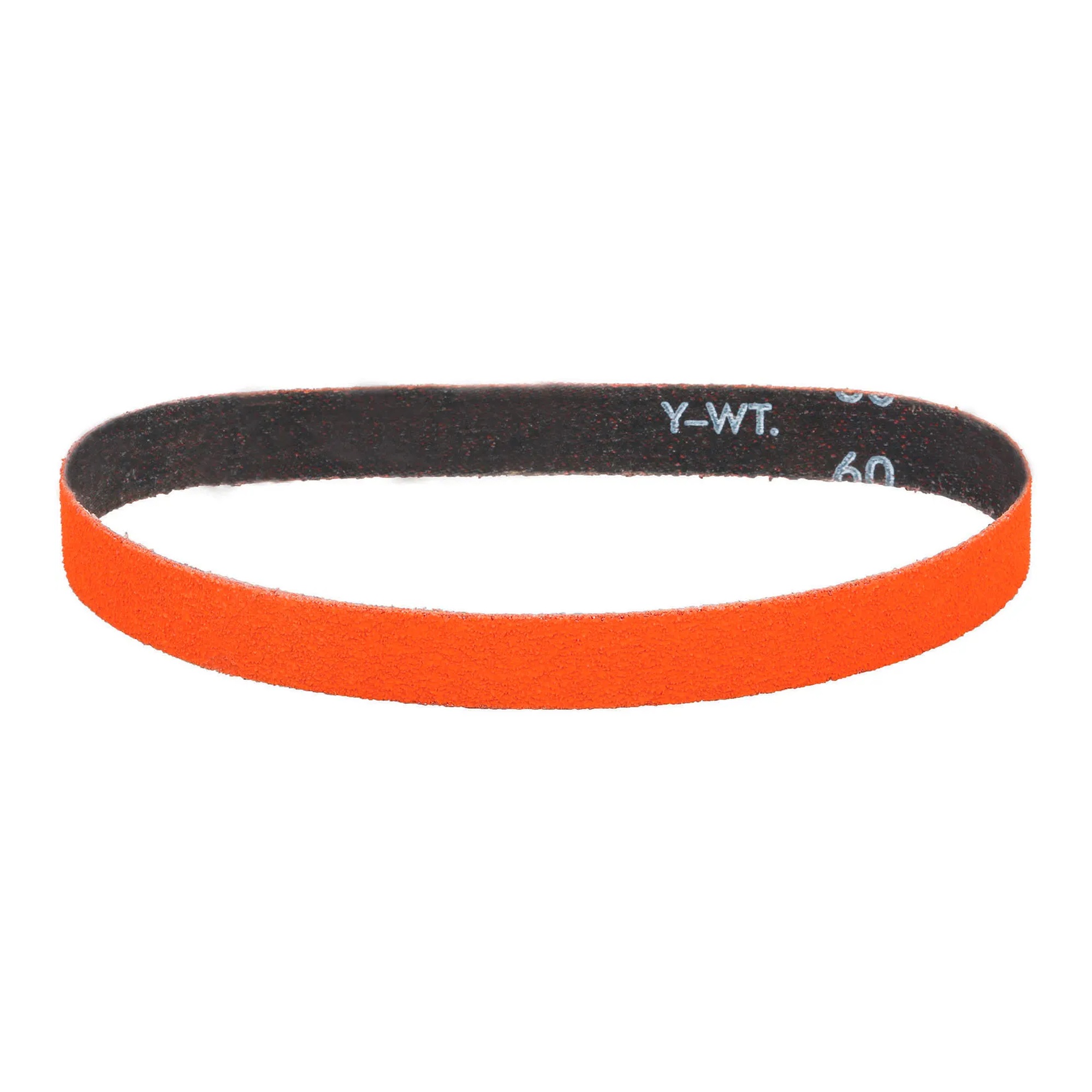 Ceramic Cloth Sanding Belt, 1/2 in. x 18 in., 80 Grit