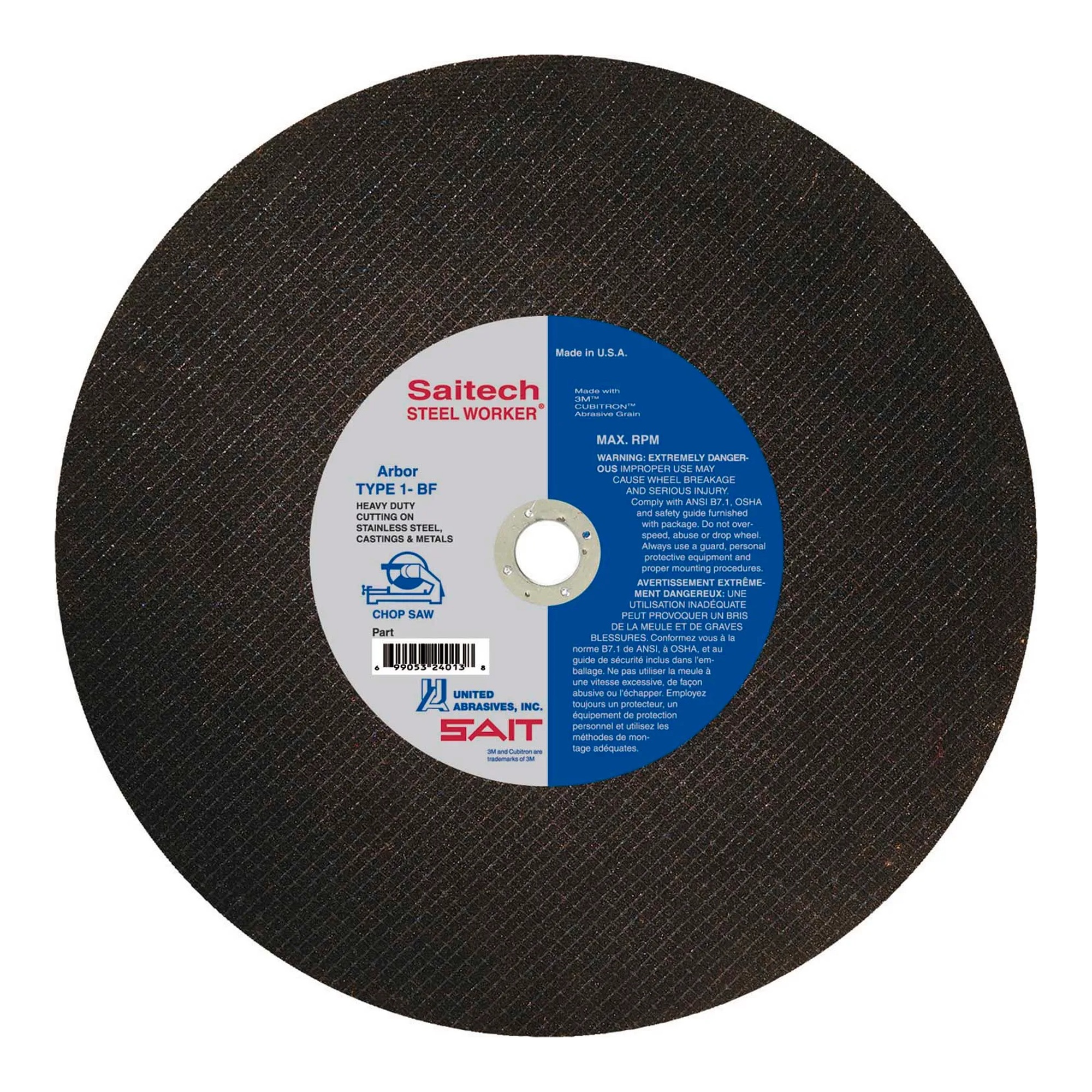 12 in. Type 1 Ceramic Chop Saw Cutoff Wheel