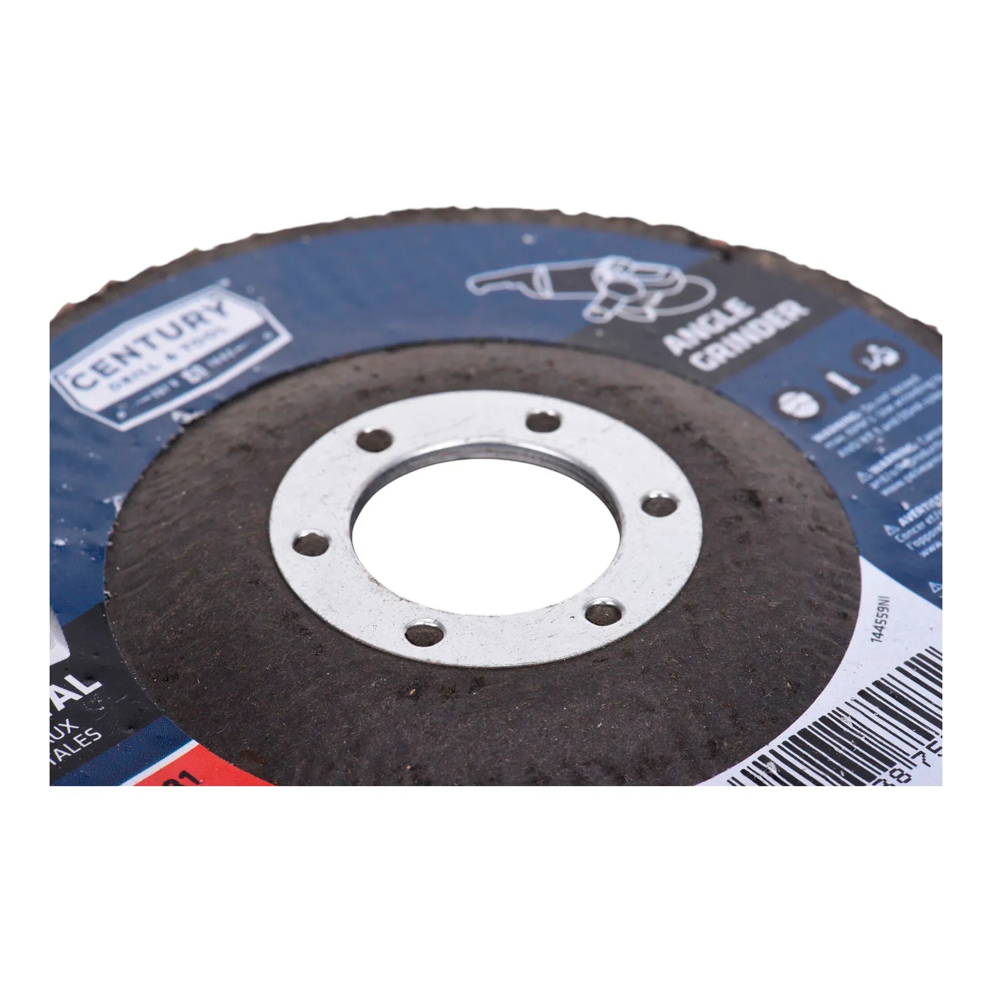 Type 27 zirconia flap disc, 4-1/2 inch diameter, 40 grit