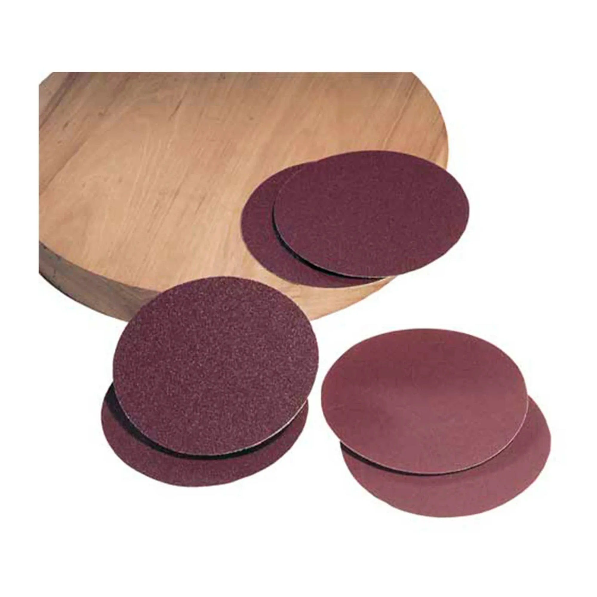 8-Inch 80-Grit Aluminum Oxide PSA Sanding Discs, 2-Pack