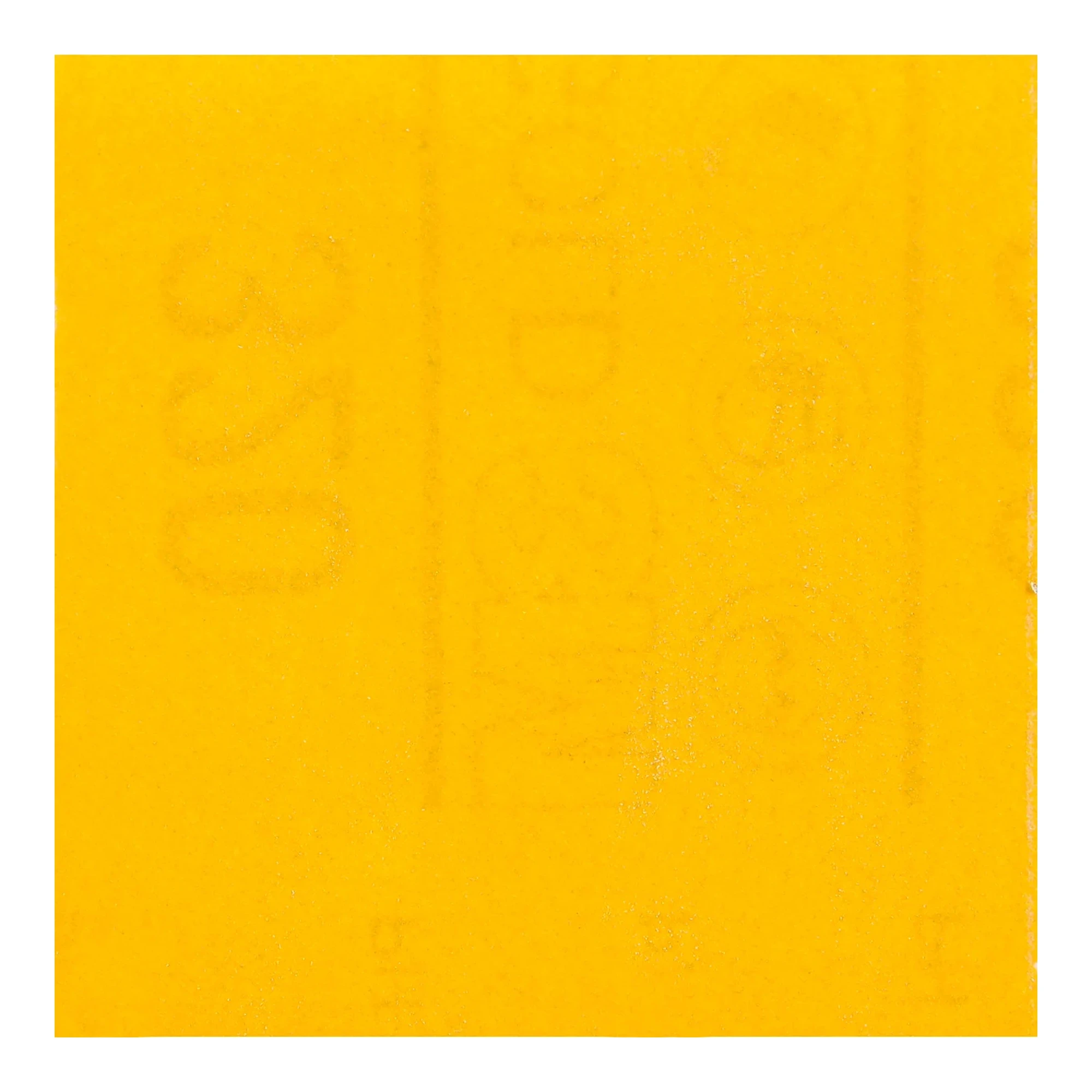 Yellow 6-inch 320-grit no-hole PSA abrasive disc roll