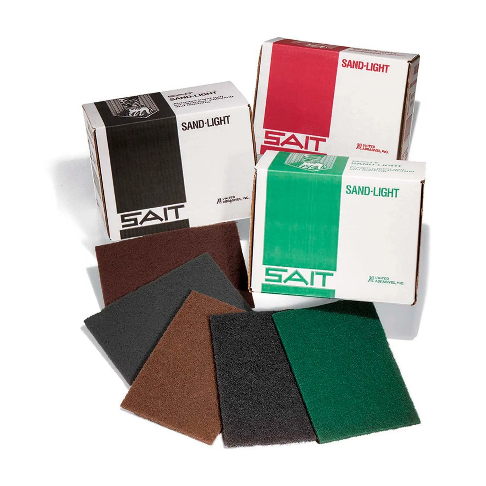 Heavy-Duty Non-Woven Hand Pad, Brown, 6 x 9 in.