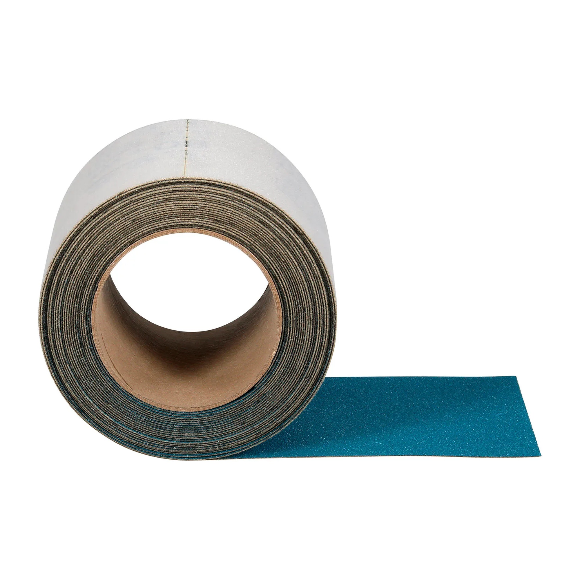Blue aluminum oxide hook-and-loop abrasive sheet roll