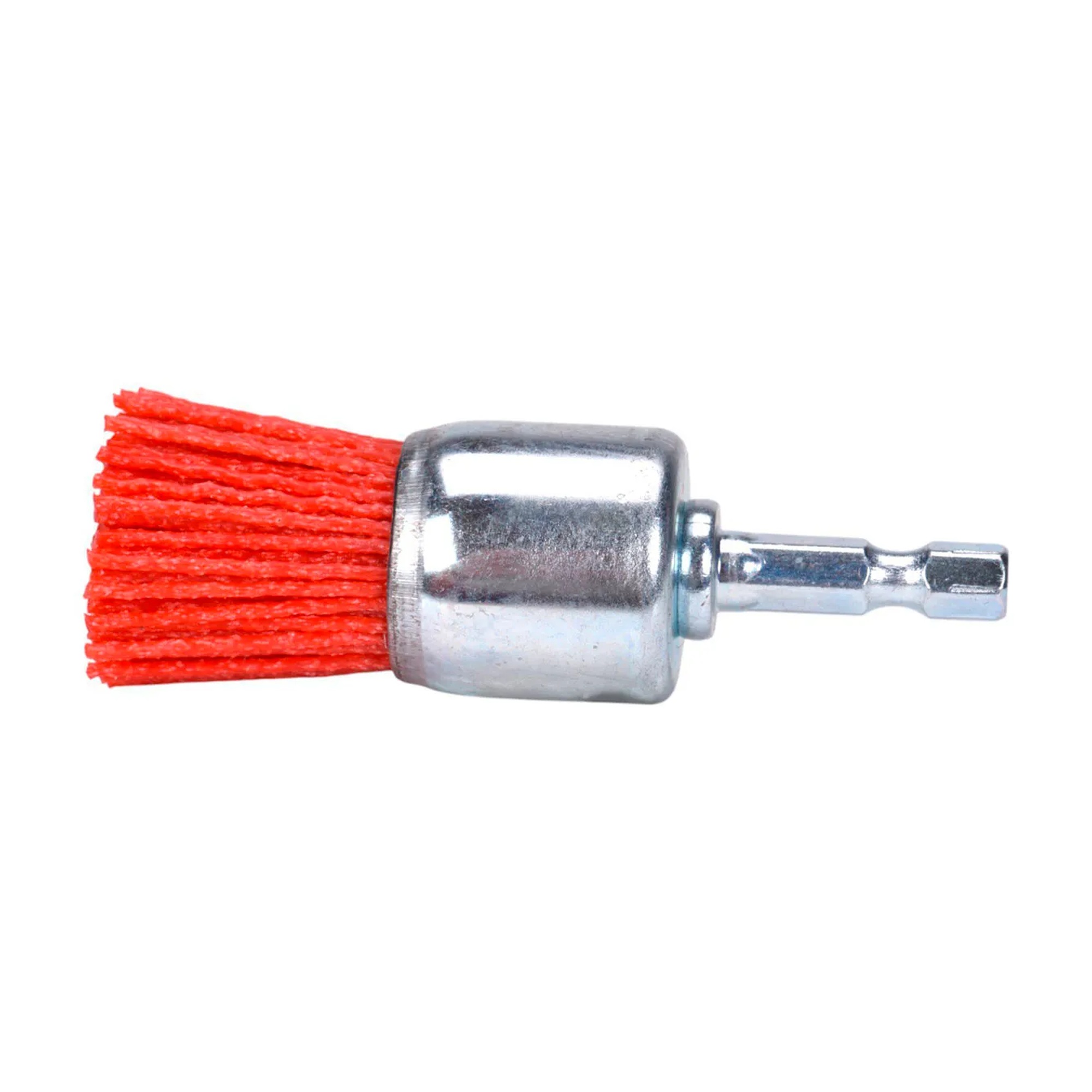 1 in. Nylon Abrasive End Brush with 1/4 in. Quick-Change Shank