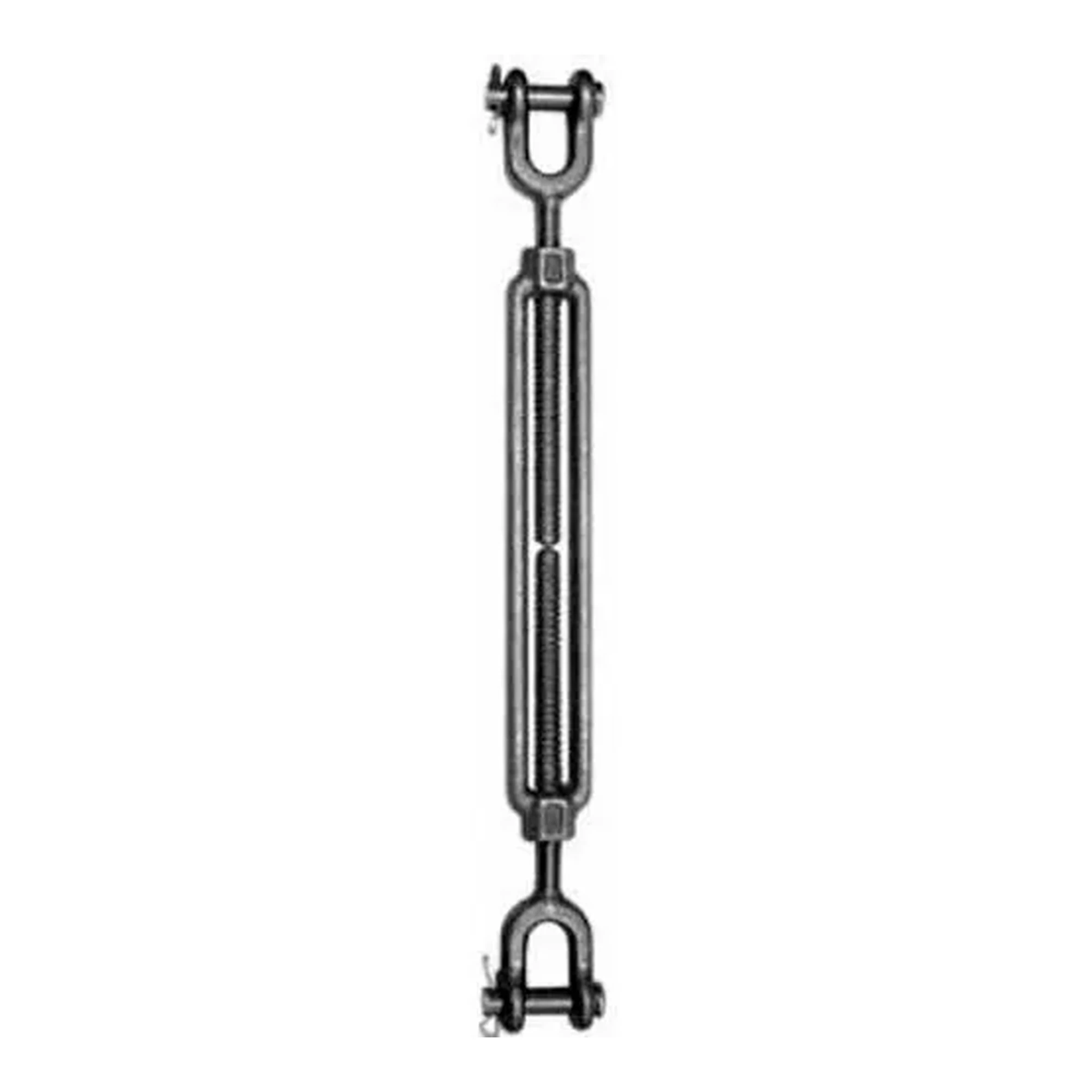 Jaw-to-Jaw Turnbuckle Assembly, 1/2-13 x 16-3/4 in.