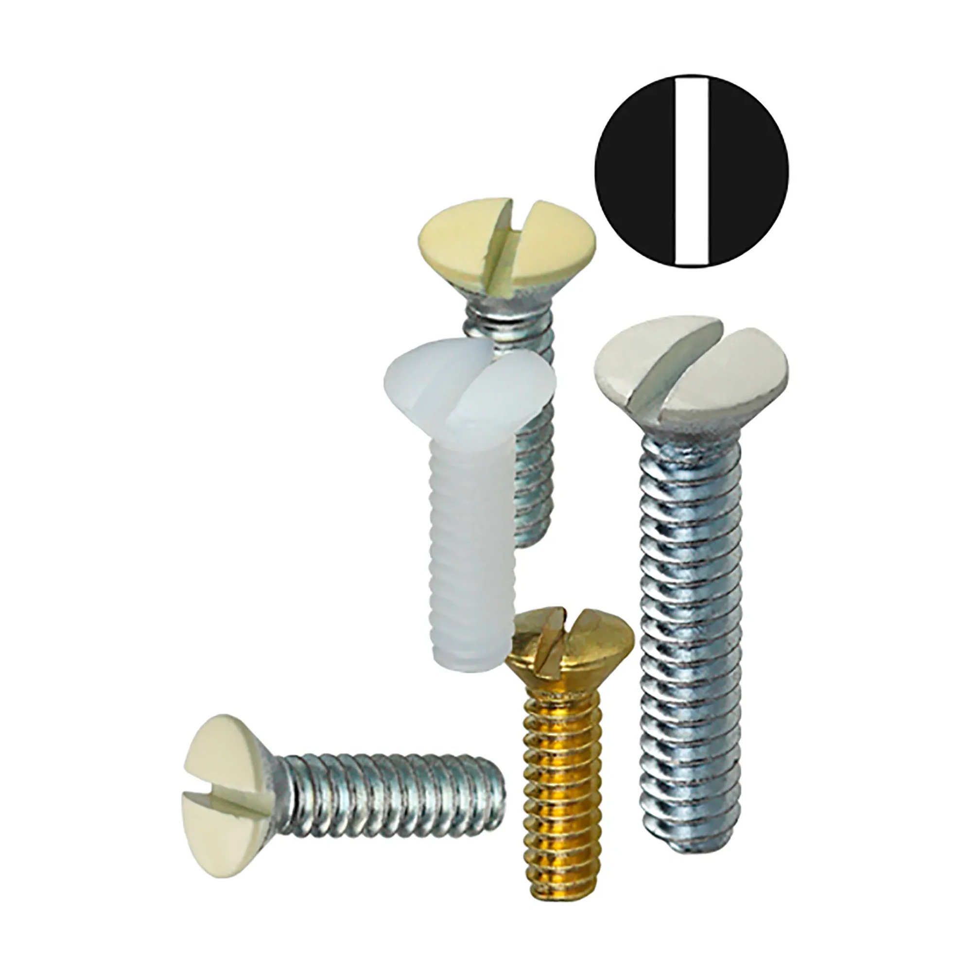 Assorted #6-32 Wall Plate Screw Kit, 450 Pieces - 4.2 W x 1.3 H x 8.4 D