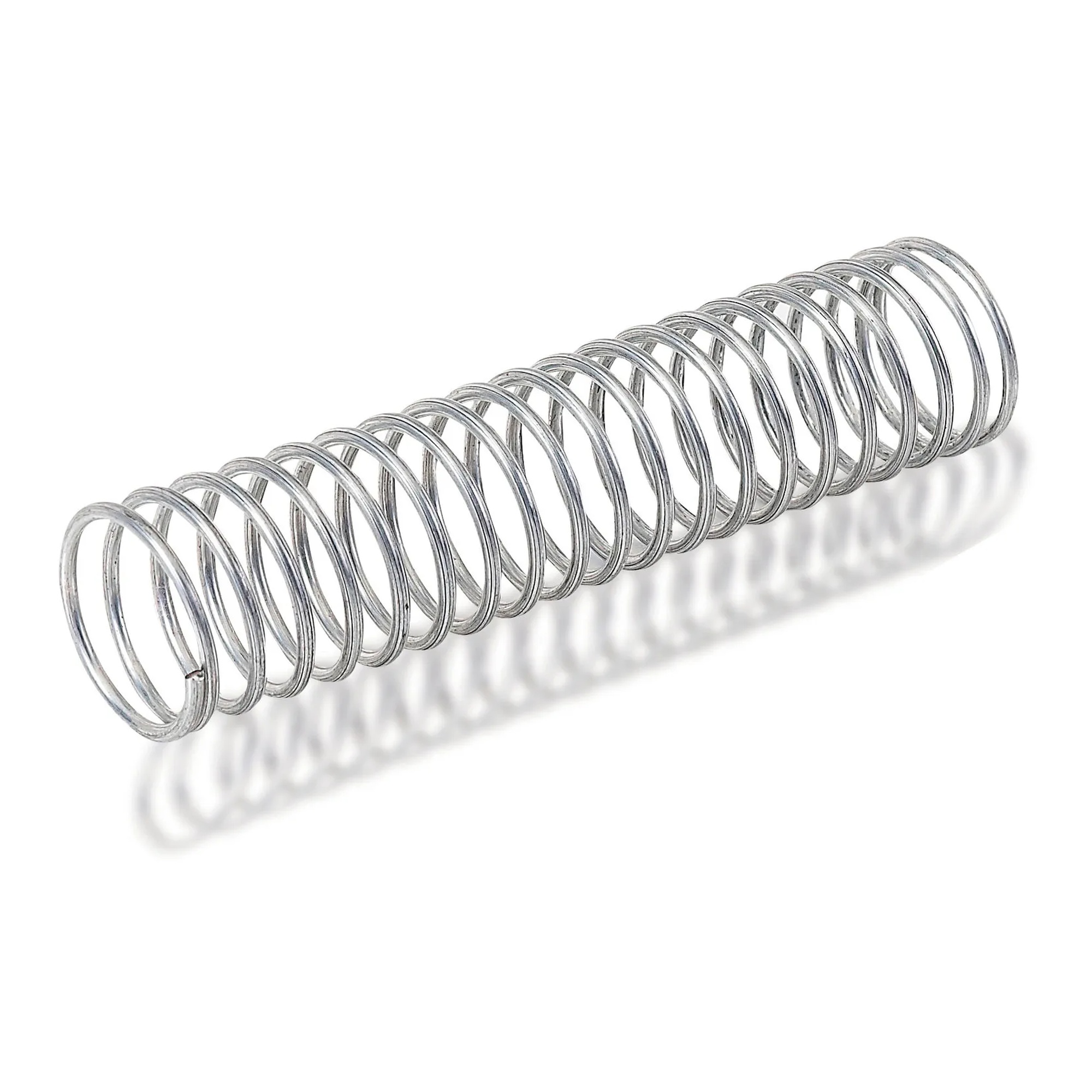 Zinc-Plated Compression Spring, 1/4 in. OD, Pack of 12