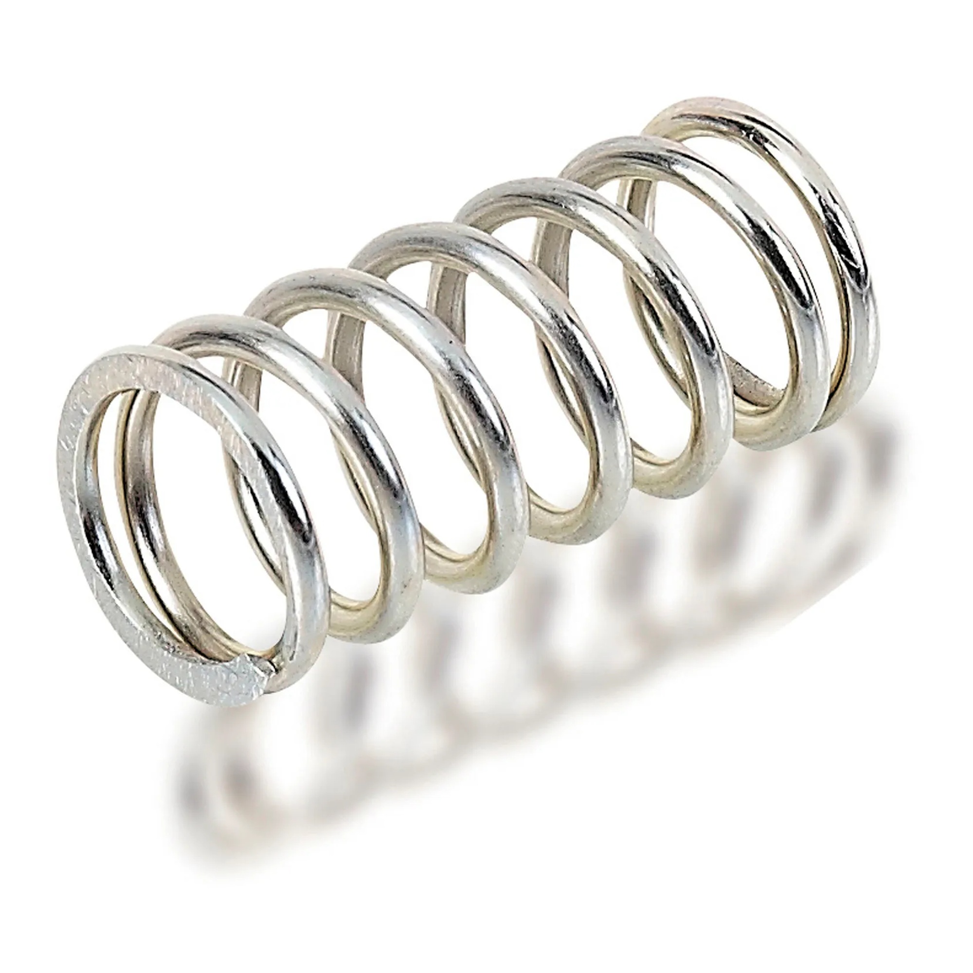 Type 302 Stainless Steel Compression Spring, 0.845 in. OD, 0.072 in. Wire, 2 in. Length, Pack of 5