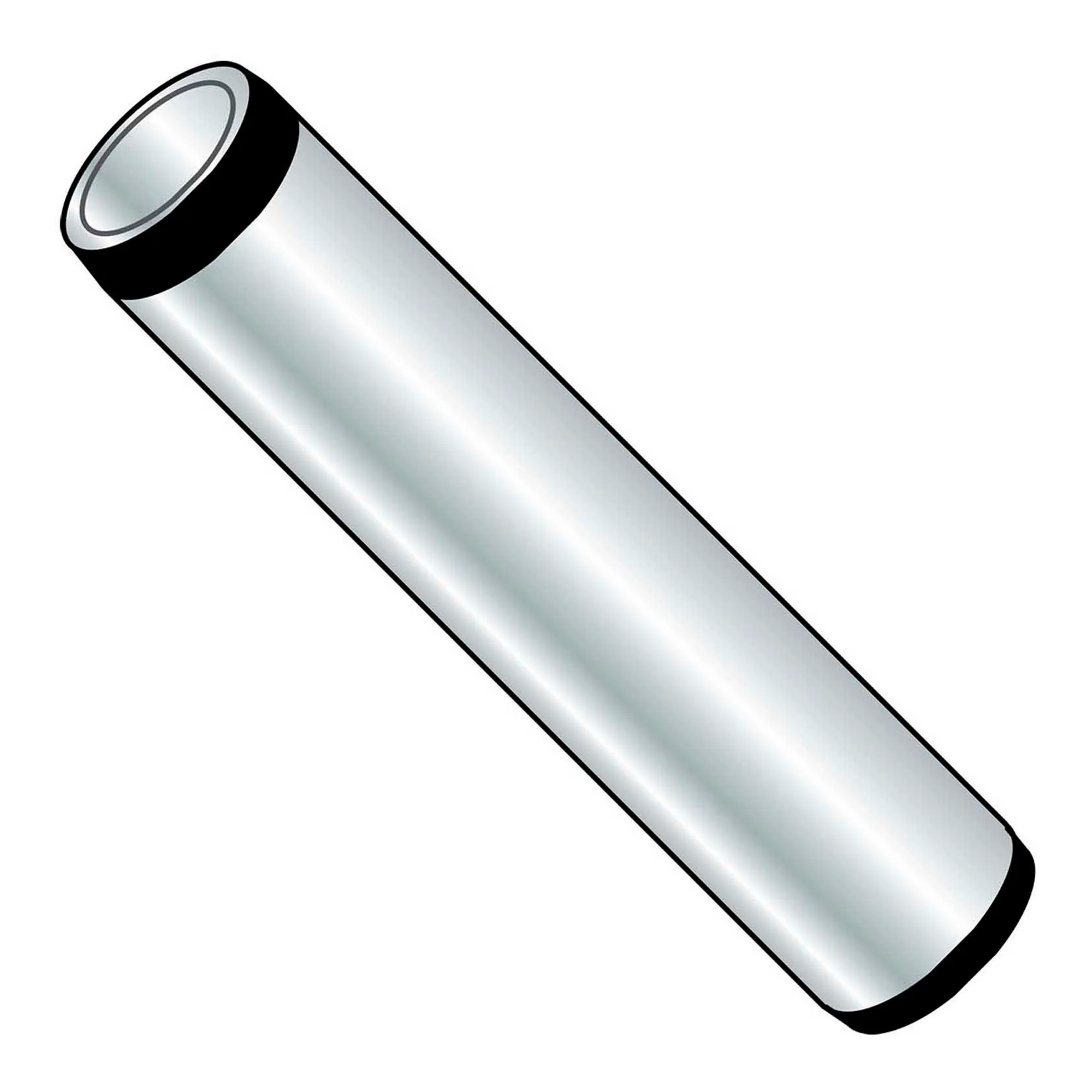 1/8 in. x 1 in. Through-Hardened Alloy Steel Dowel Pins, Pack of 100