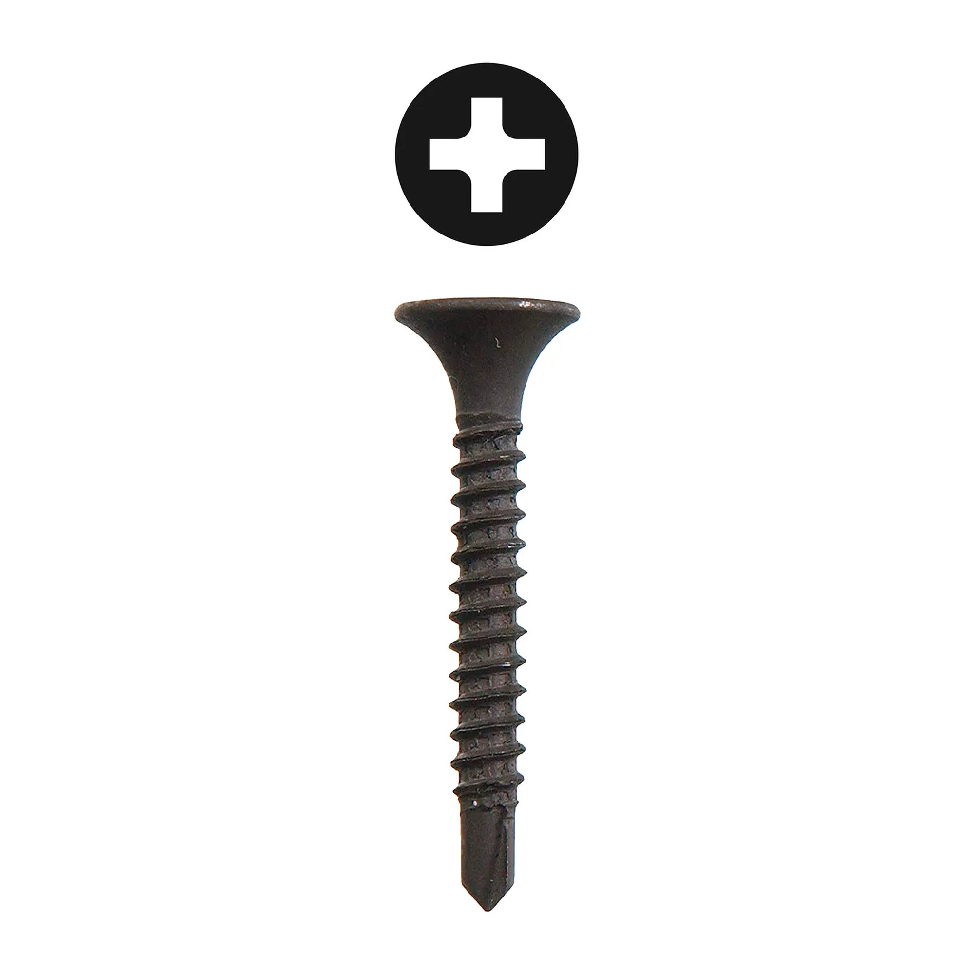 #6 x 1-1/4 in. Fine-Thread Self-Drilling Drywall Screws, 500 Pack