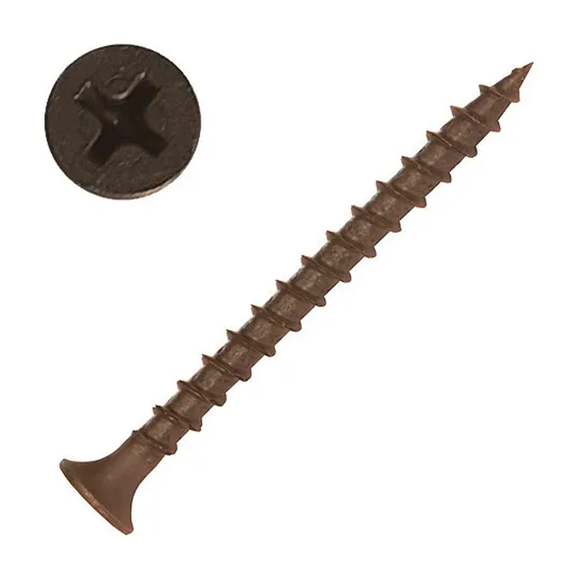 #8 x 2-Inch Coarse-Thread Phillips Bugle Head Drywall Screws, 50-Lb. Pack