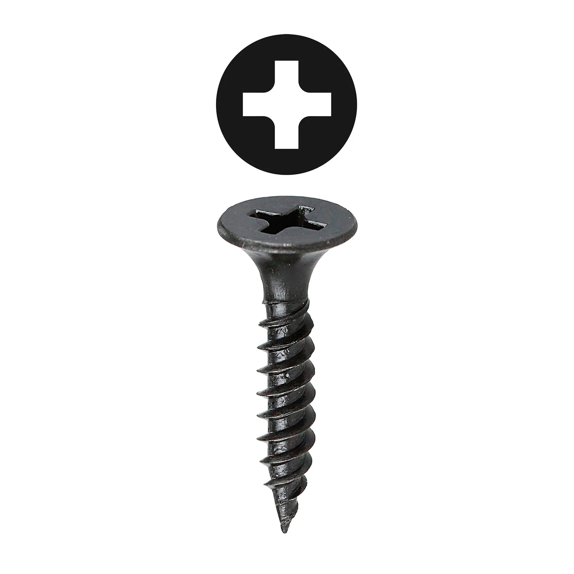 #6 x 2 in. Fine-Thread Drywall Screws, Phillips Bugle Head, 250-Pack