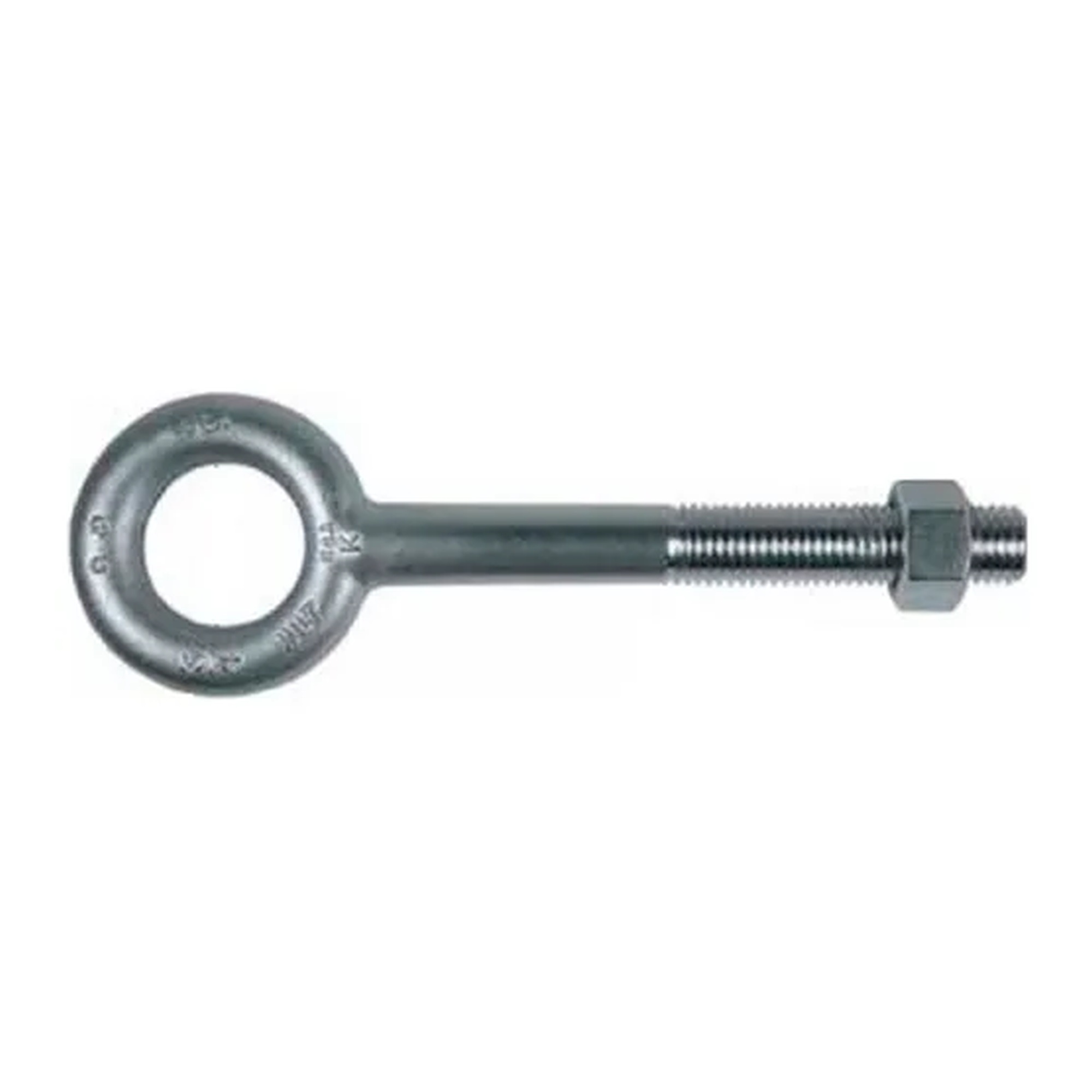 304 Stainless Steel Plain-Pattern Nut Eye Bolt, 7/8-9 x 12 in.