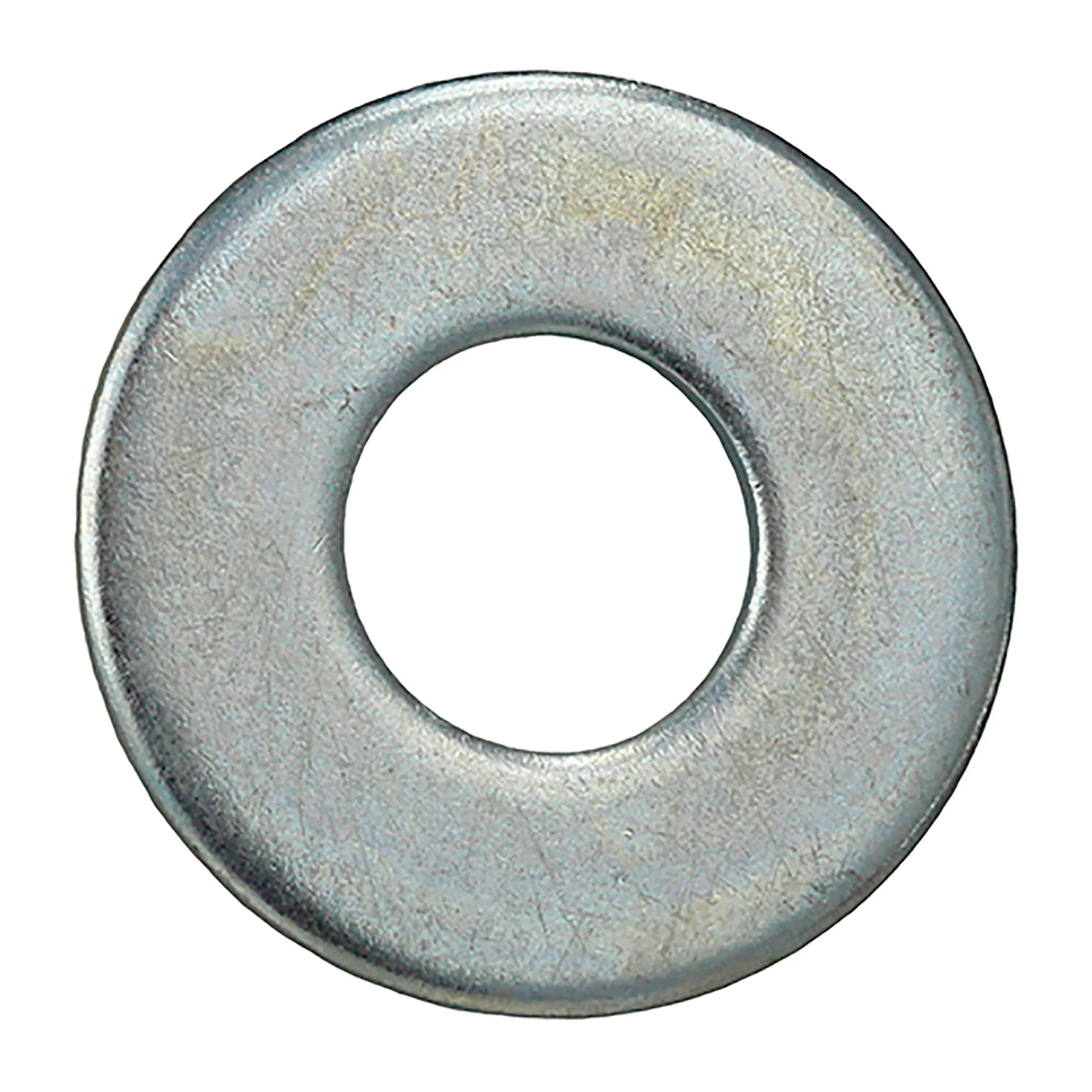 USS Zinc-Plated Steel Flat Washers, 5/16 in., 100-Pack