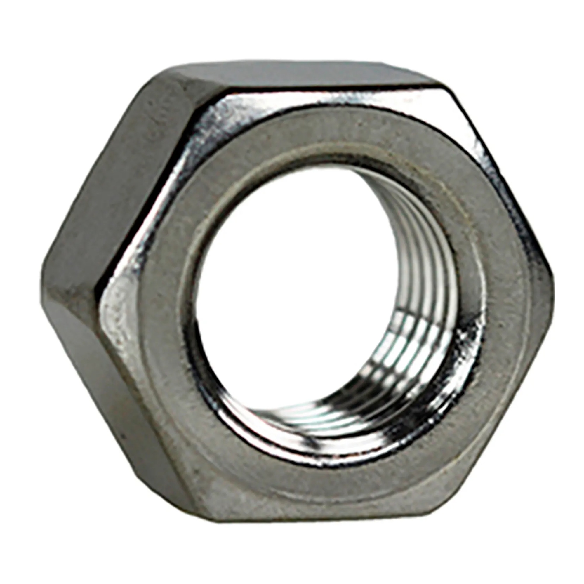 18-8 Stainless Steel #10-24 Machine Screw Hex Nuts, 100 Pack