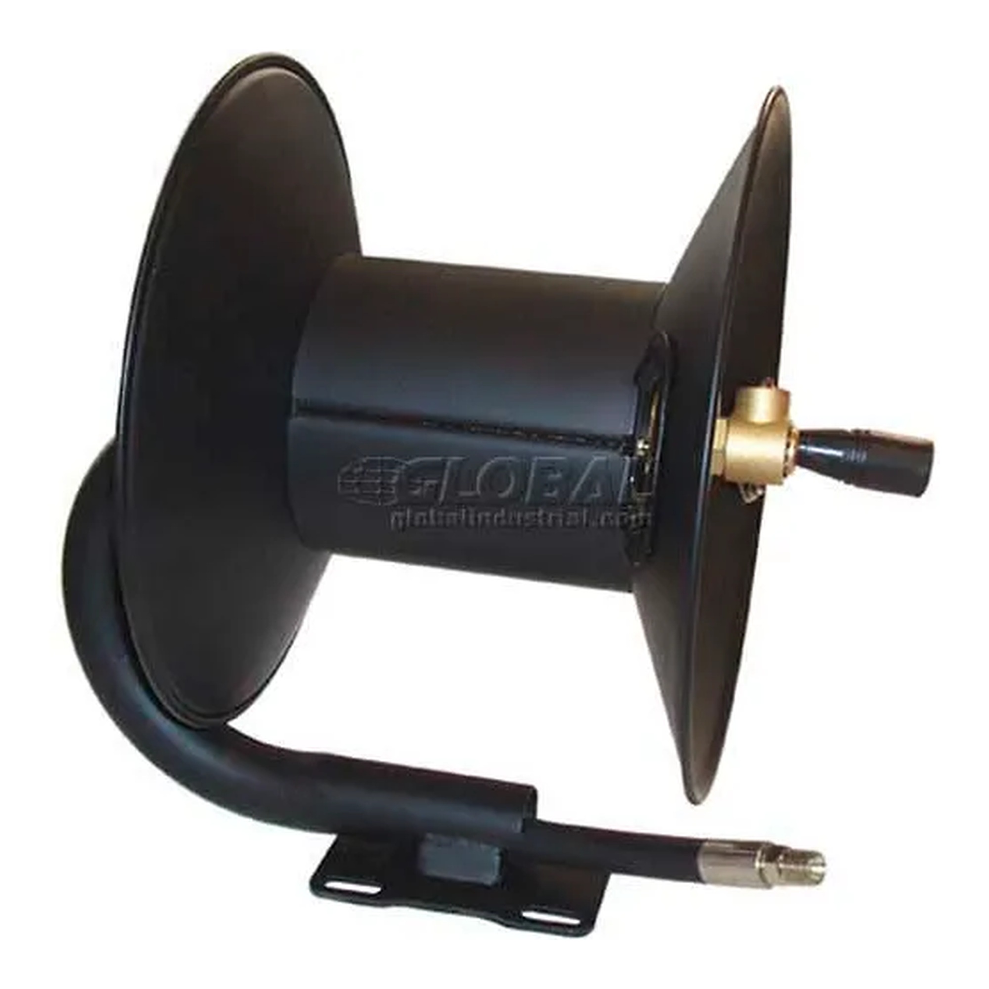 3/8 in. 50 ft. 4,000 PSI Steel Pressure Washer Hose Reel