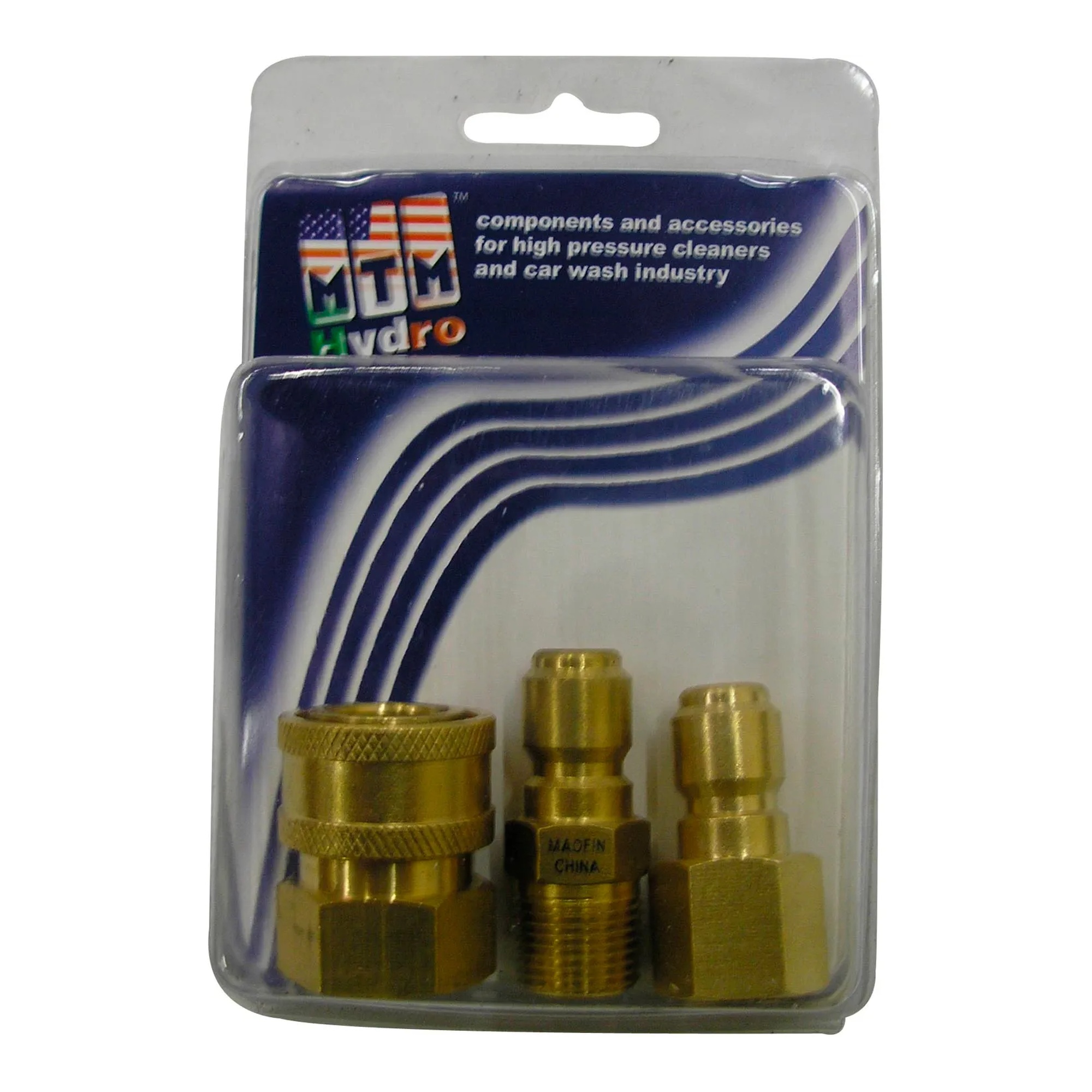 3/8 in. Brass Quick Coupler and Plug Pack for Pressure Washers