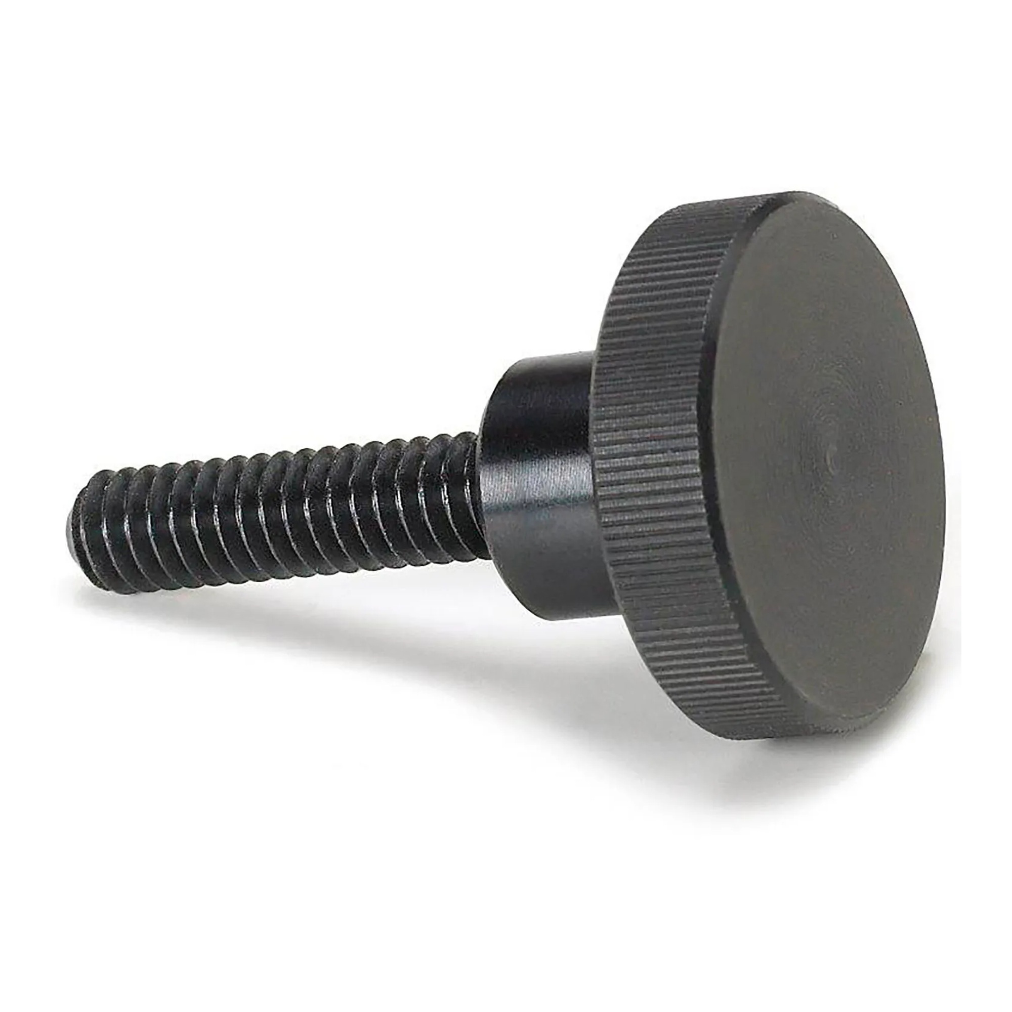 Knurled Shoulder Thumb Screw, 1/4-20, 1/2 in Thread