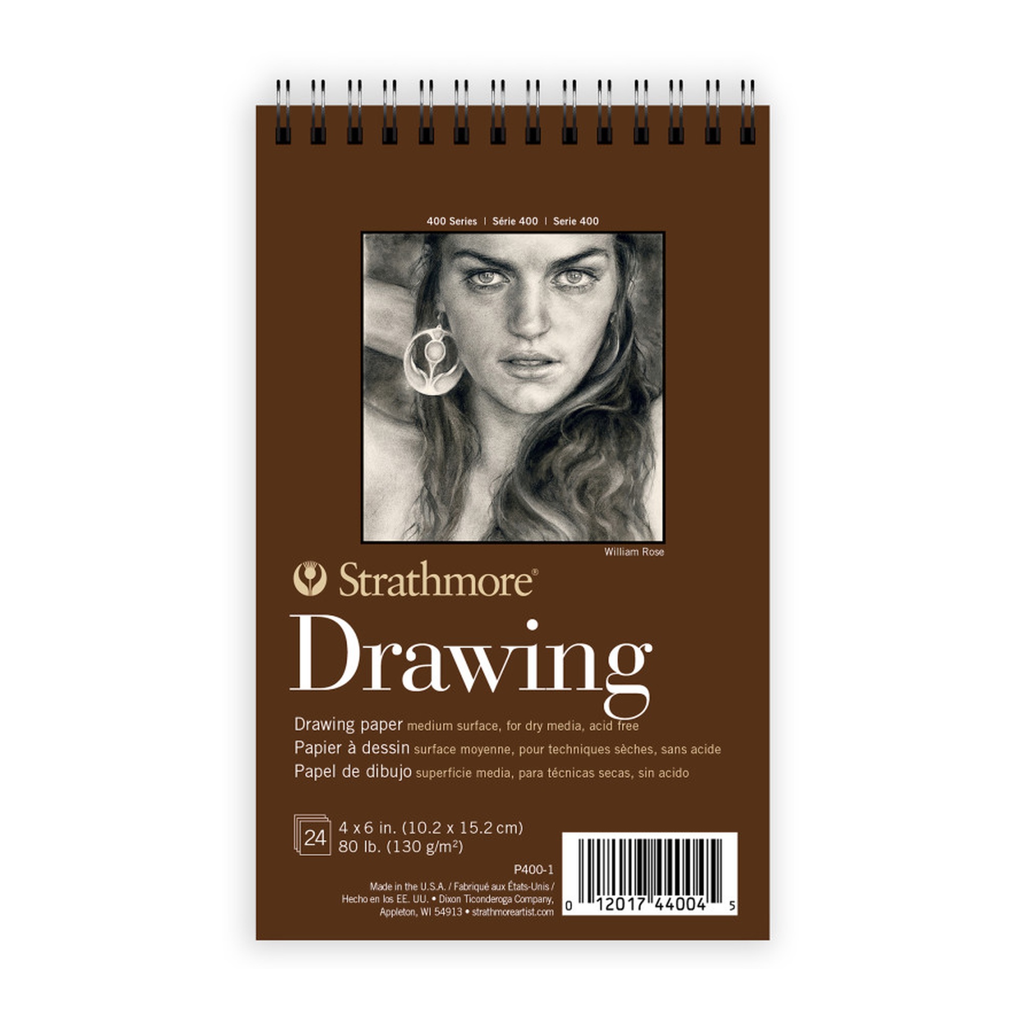 400 Series Drawing Paper Pad, 4 x 6 in., 24 Sheets
