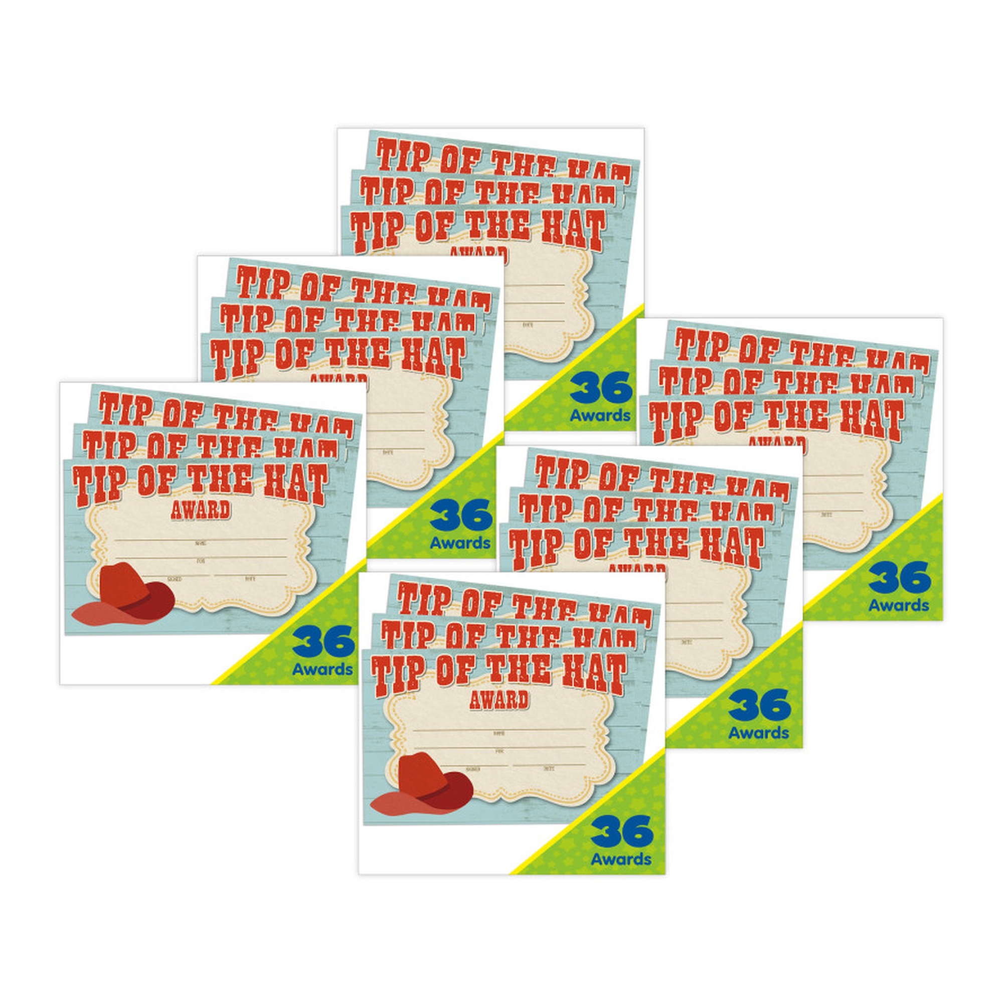 Wild West Classroom Recognition Awards, 216 Count
