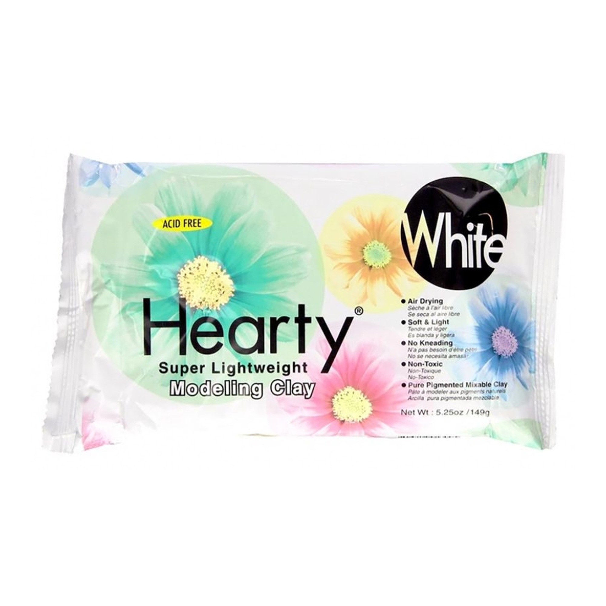 Super Lightweight White Modeling Clay, 5.25 oz
