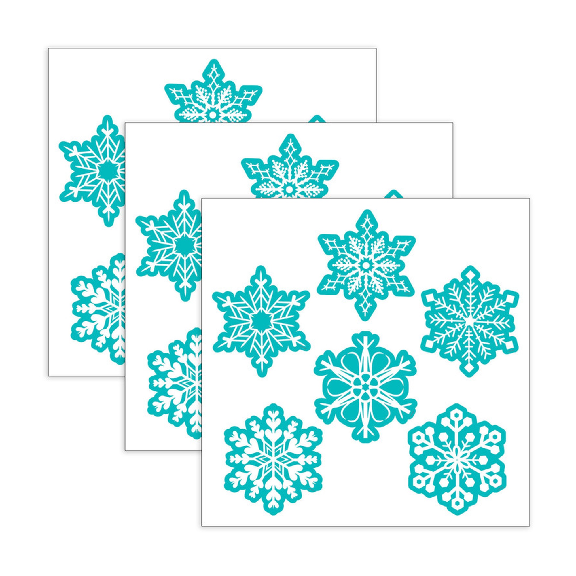 Snowflake Designer Cut-Outs, 6 in., 108 Count